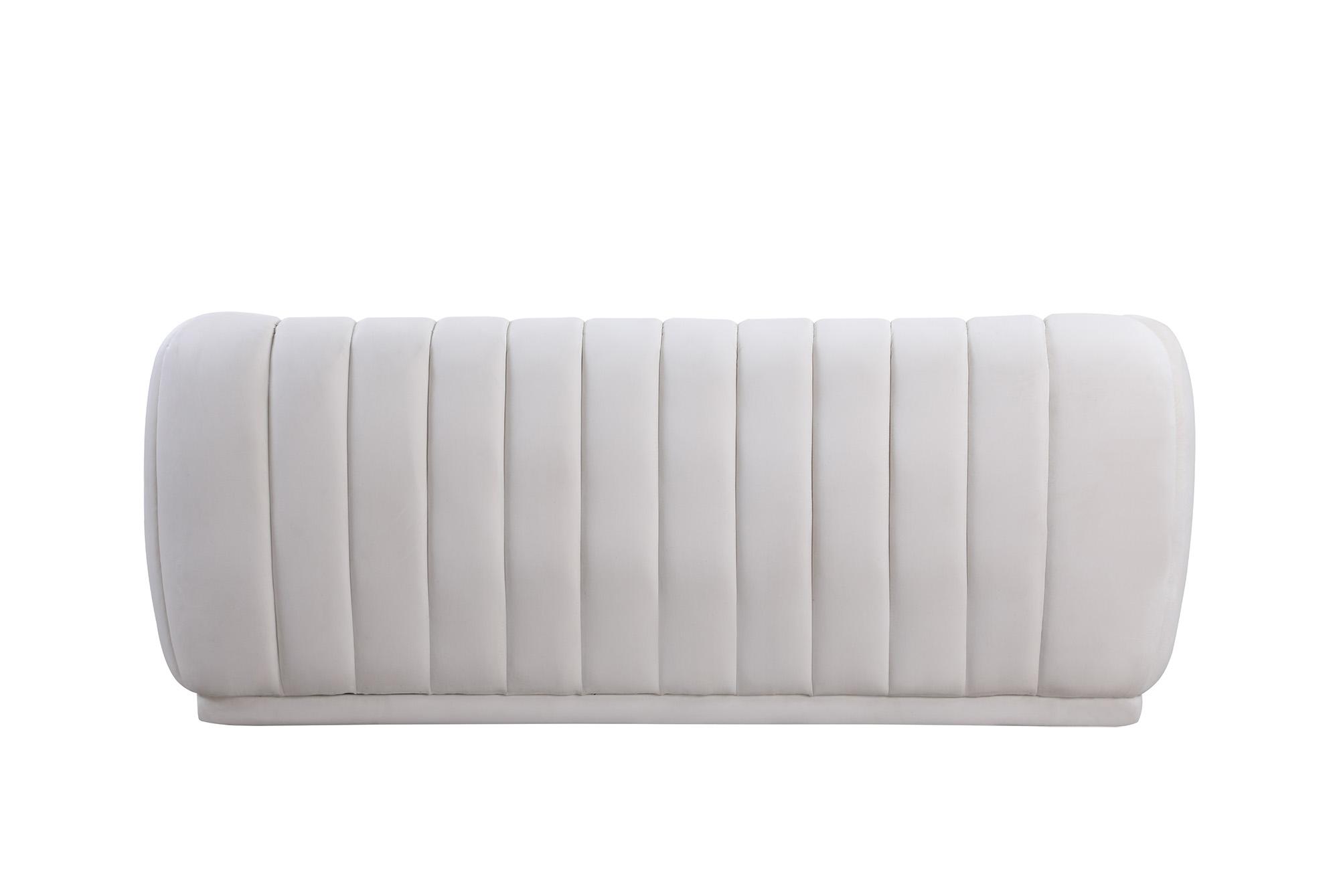 

    
 Shop  Cream Velvet Tufted Sofa Set 3Pcs DIXIE 674Cream-S Meridian Contemporary Modern
