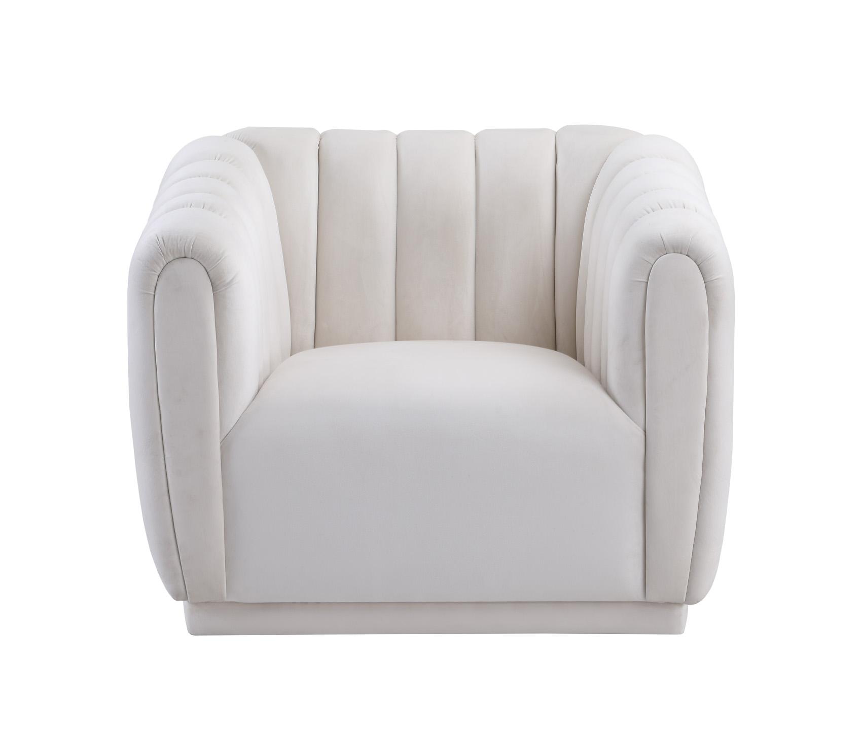 

        
094308252001Cream Velvet Tufted Sofa Set 3Pcs DIXIE 674Cream-S Meridian Contemporary Modern
