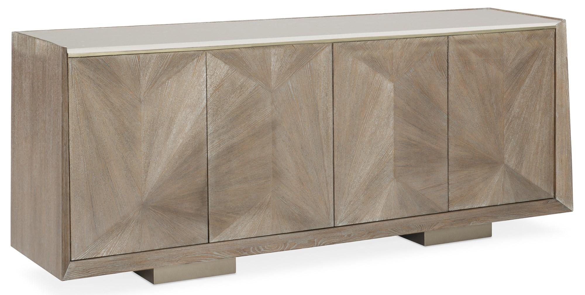Modern Sideboard POINT OF VIEW CLA-019-213 in Driftwood, Gray 