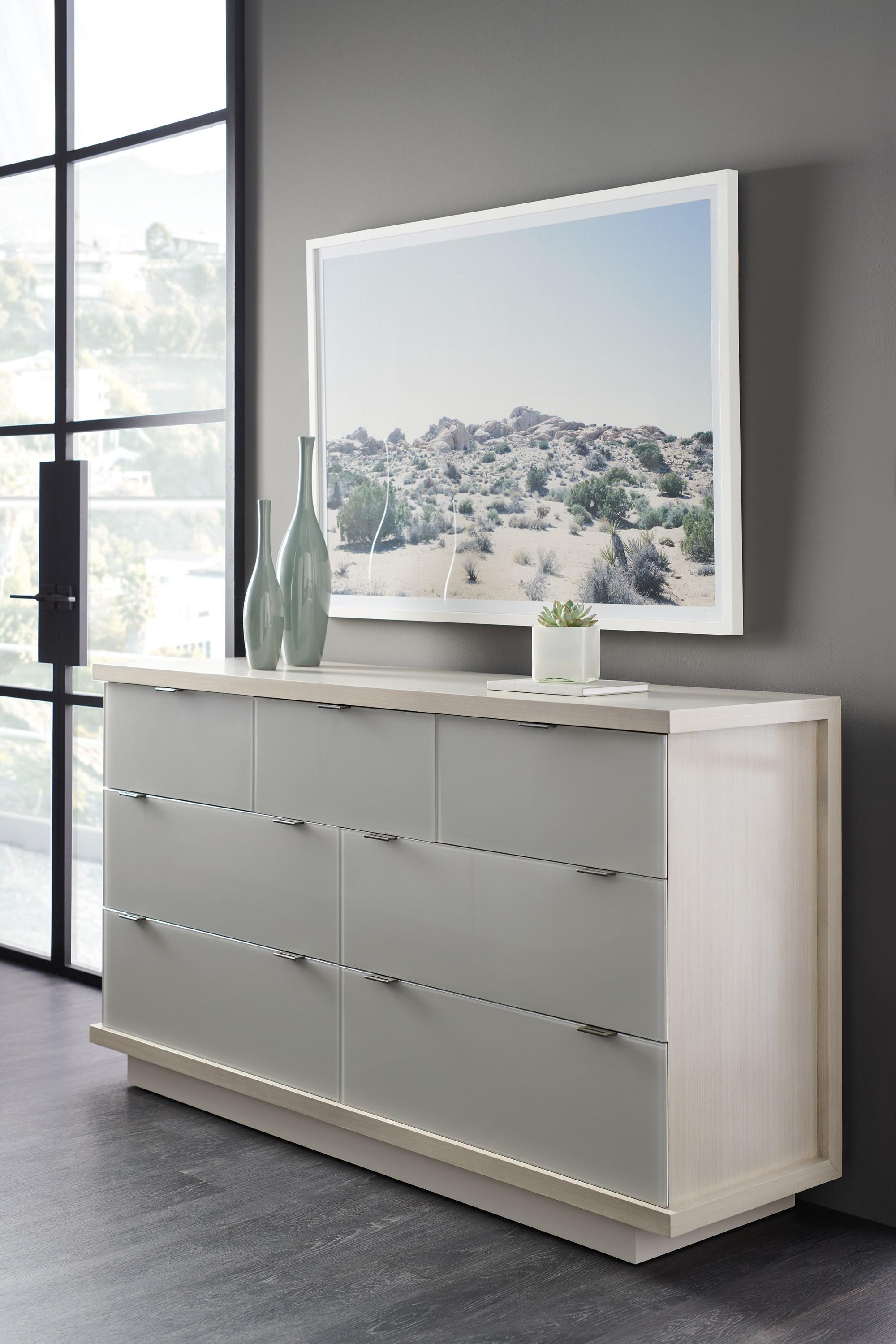 

    
Ash Taupe & Delicate Grey Finish Glass Drawer Fronts EXPRESSIONS DRESSER by Caracole
