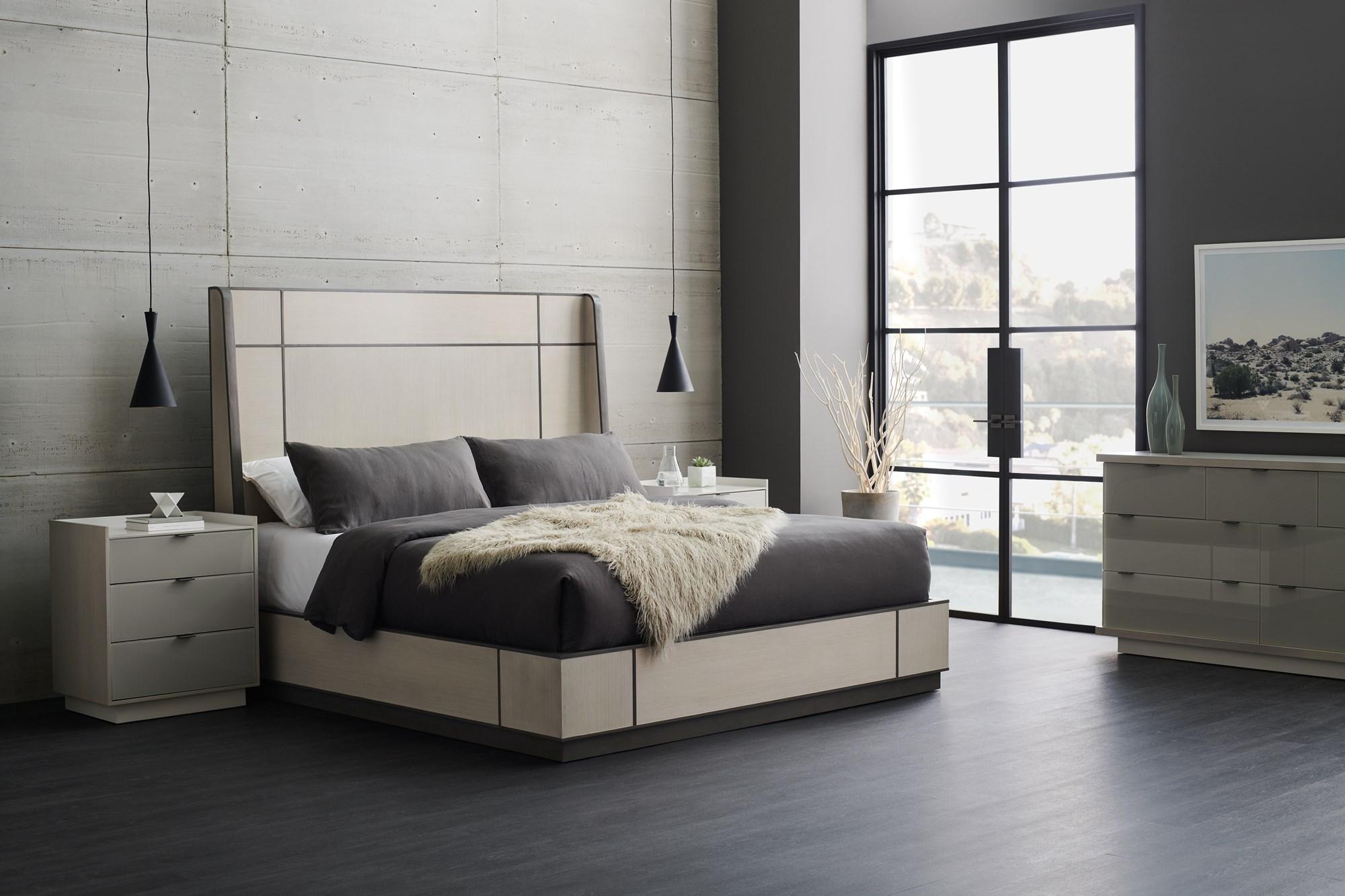 

        
Caracole REPETITION WOOD BED Platform Bed Ash Gray  662896034790
