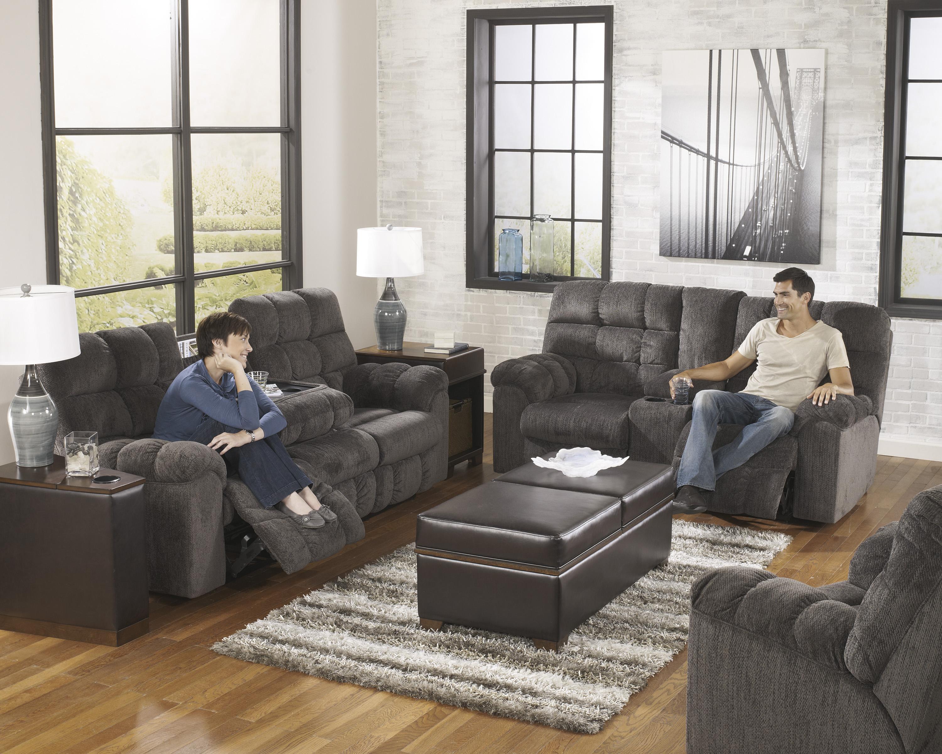 

    
Ashley Acieona 2 Piece Living Room Set in Slate
