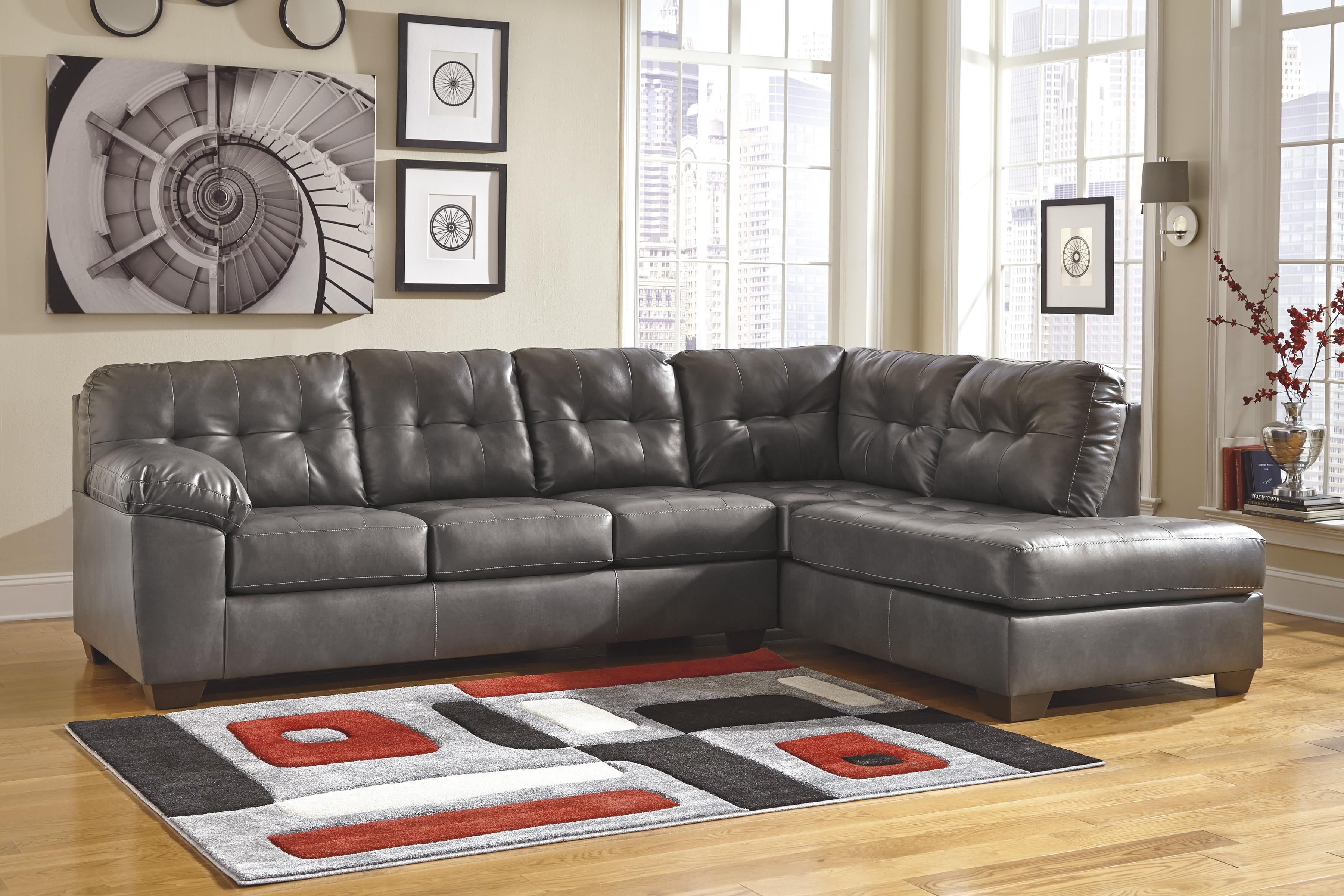 

    
Ashley Alliston DuraBlend Sectional  Gray Right Chaise
