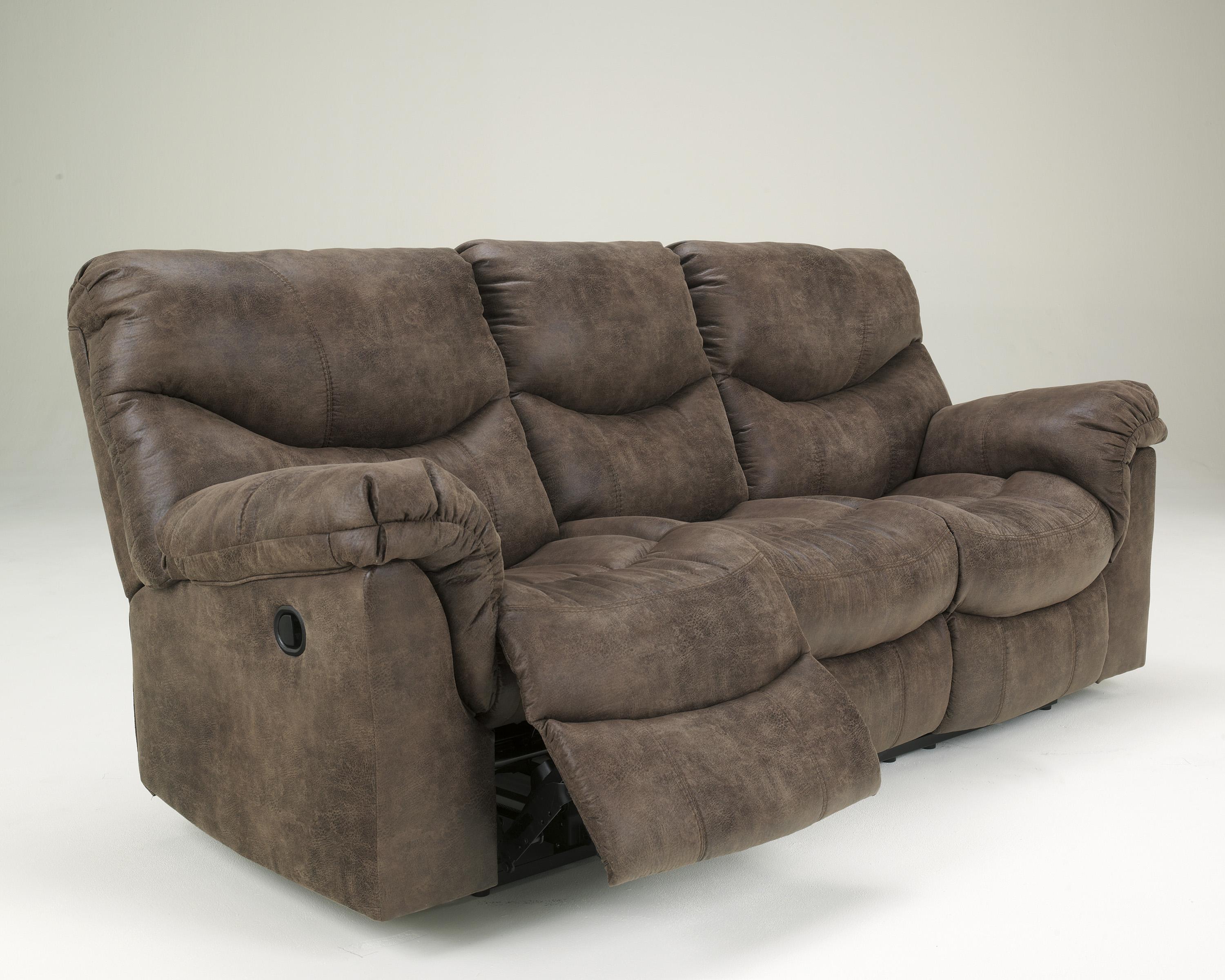 

                    
Ashley Furniture Alzena Reclining Living Room Set Gunsmoke Faux Leather Purchase 

