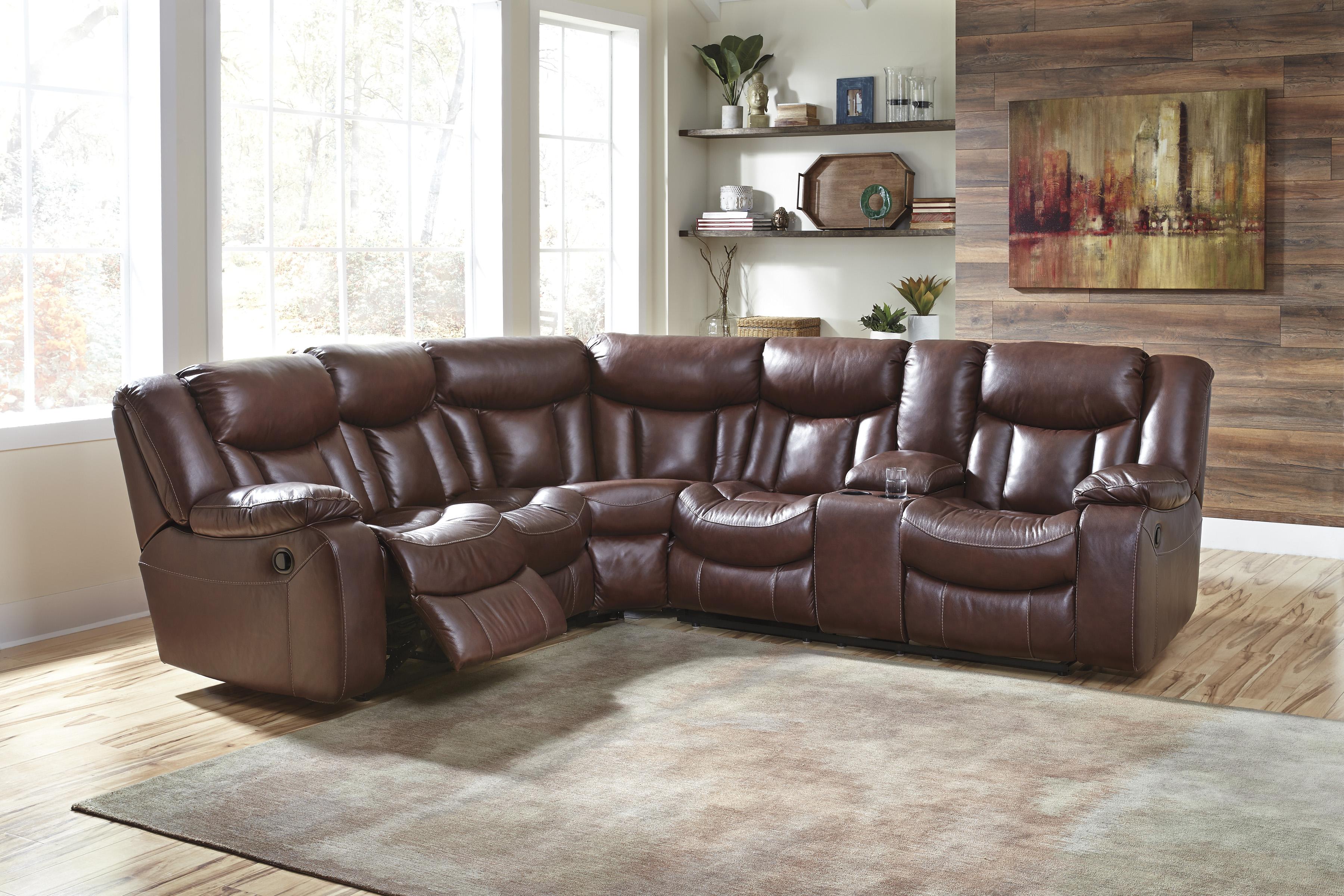 

    
Ashley Amaroo 2 Piece Sectional in Brown
