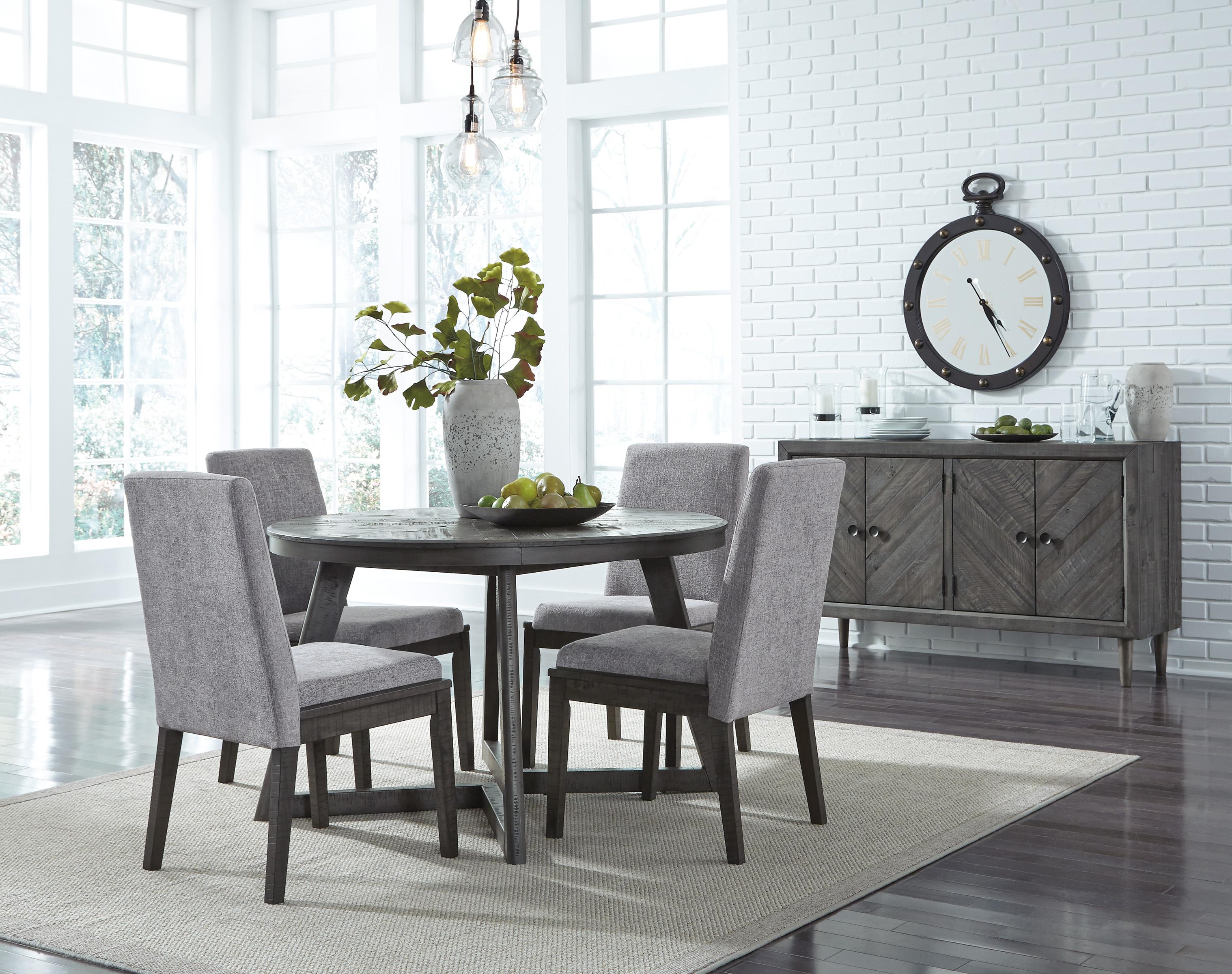 

    
Ashley Besteneer D568 UPH Dining Room Set 6pcs in Dark Gray
