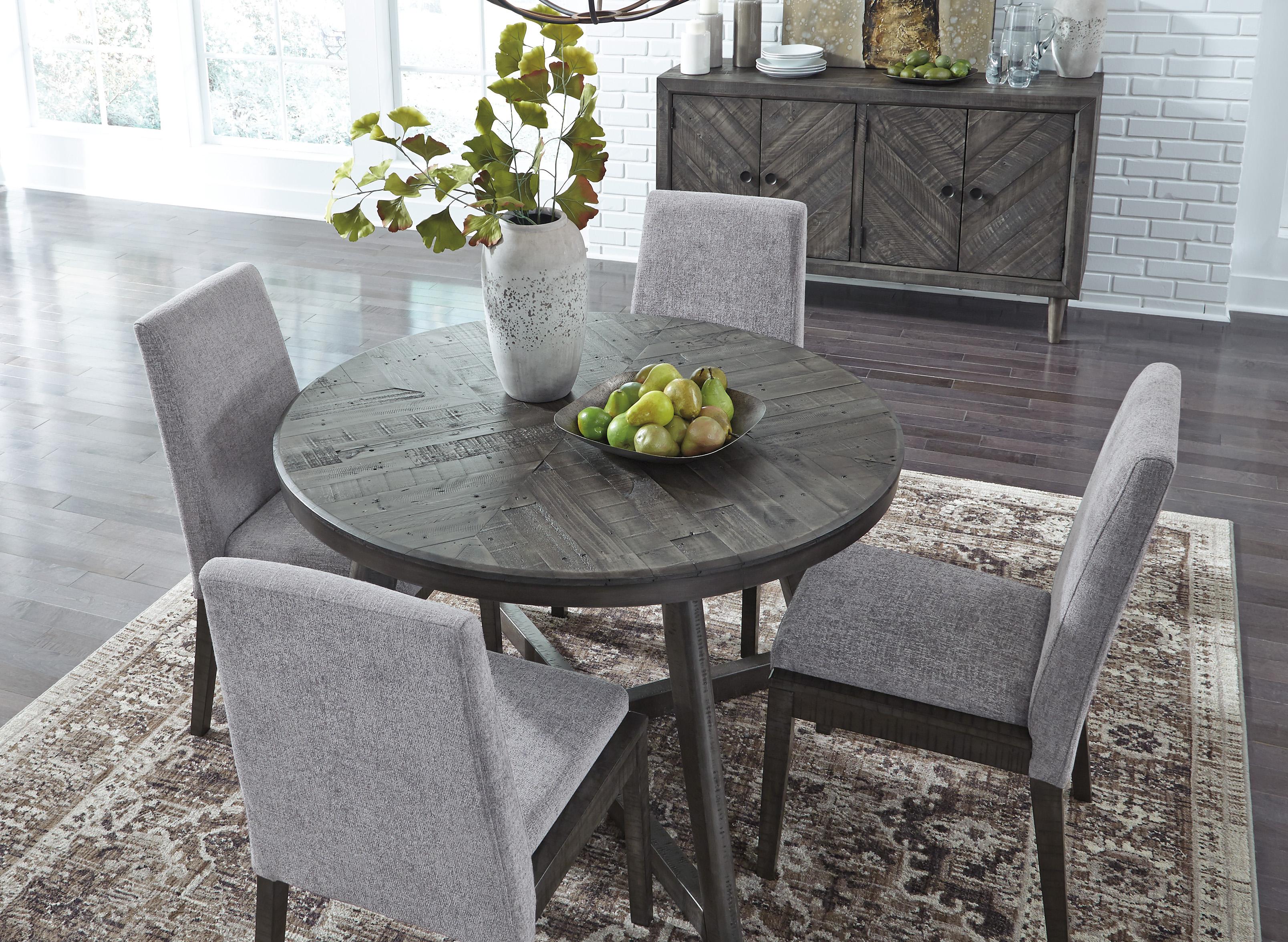 

    
D568-50-01(4)-60 Ashley Besteneer D568 UPH Dining Room Set 6pcs in Dark Gray
