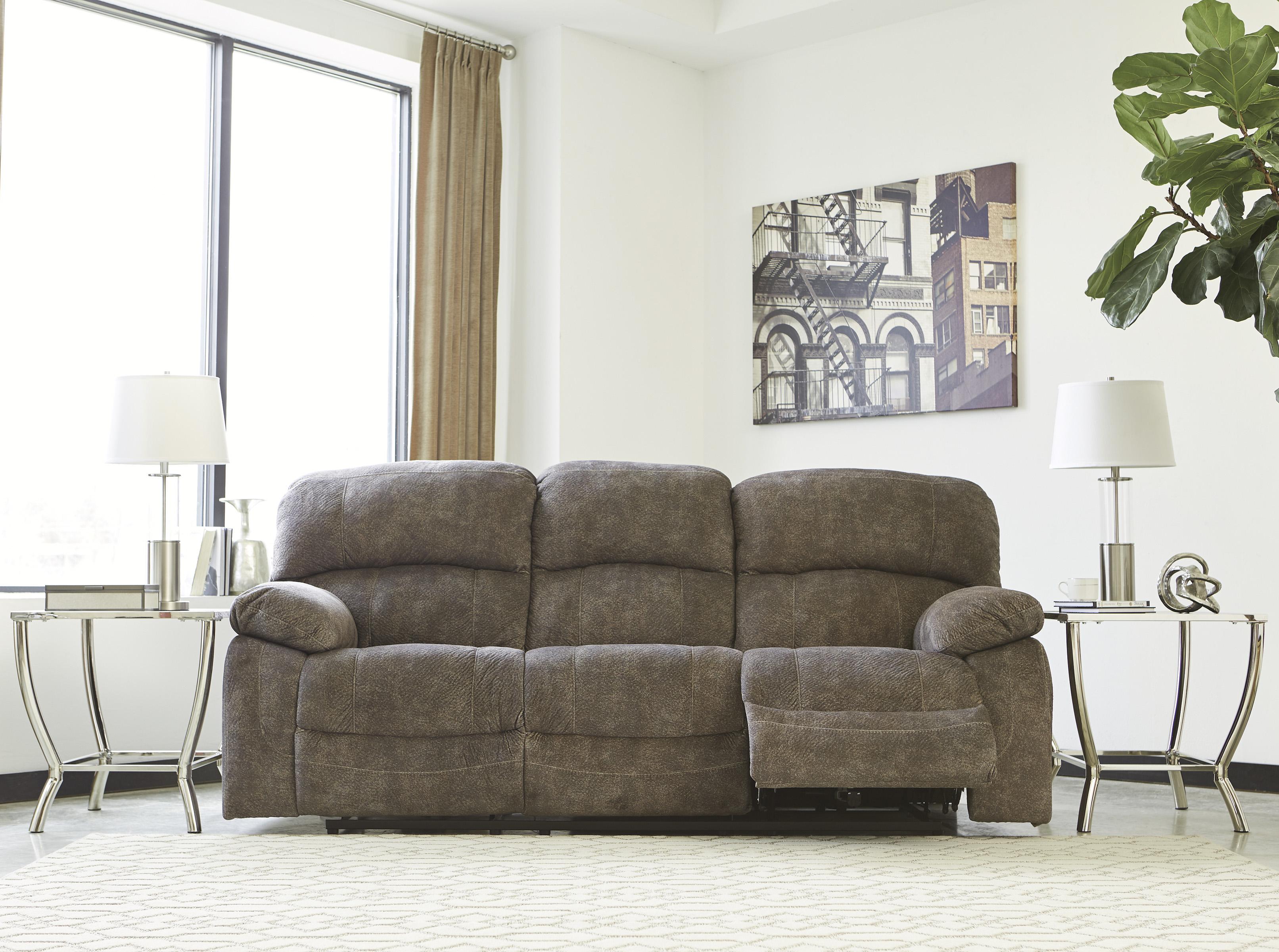 

    
Ashley Furniture Cannelton Reclining Living Room Set Tri-tone Gray 18303-15-14-Sofa set-2
