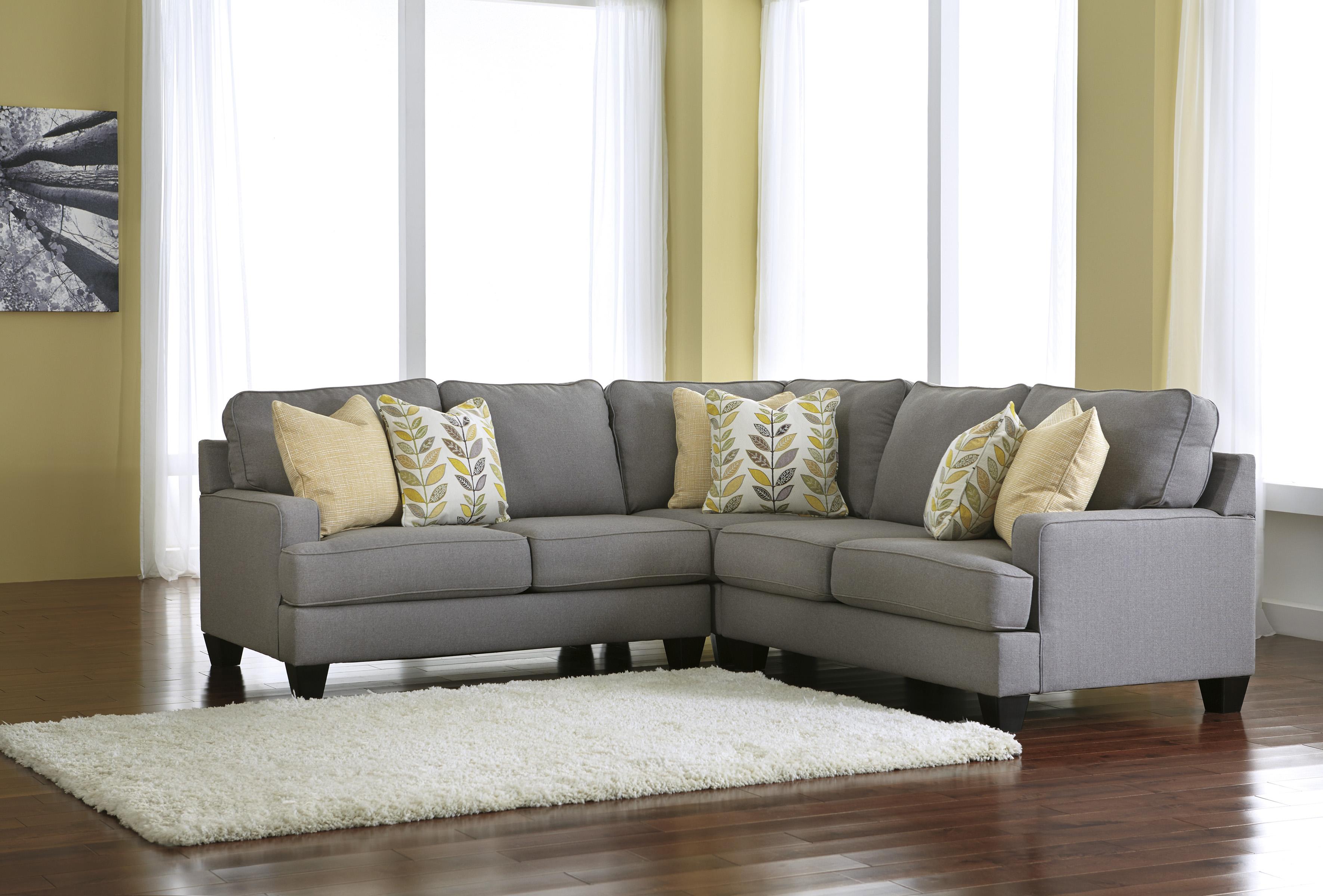 

    
Ashley Chamberly Living Room Sectional Sofa 3pcs in Alloy Contemporary Style
