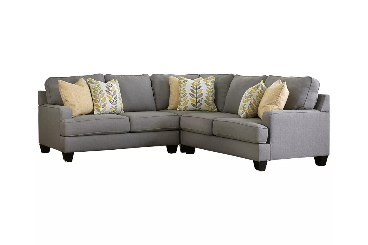

    
Ashley Chamberly Living Room Sectional Sofa 3pcs in Alloy Contemporary Style
