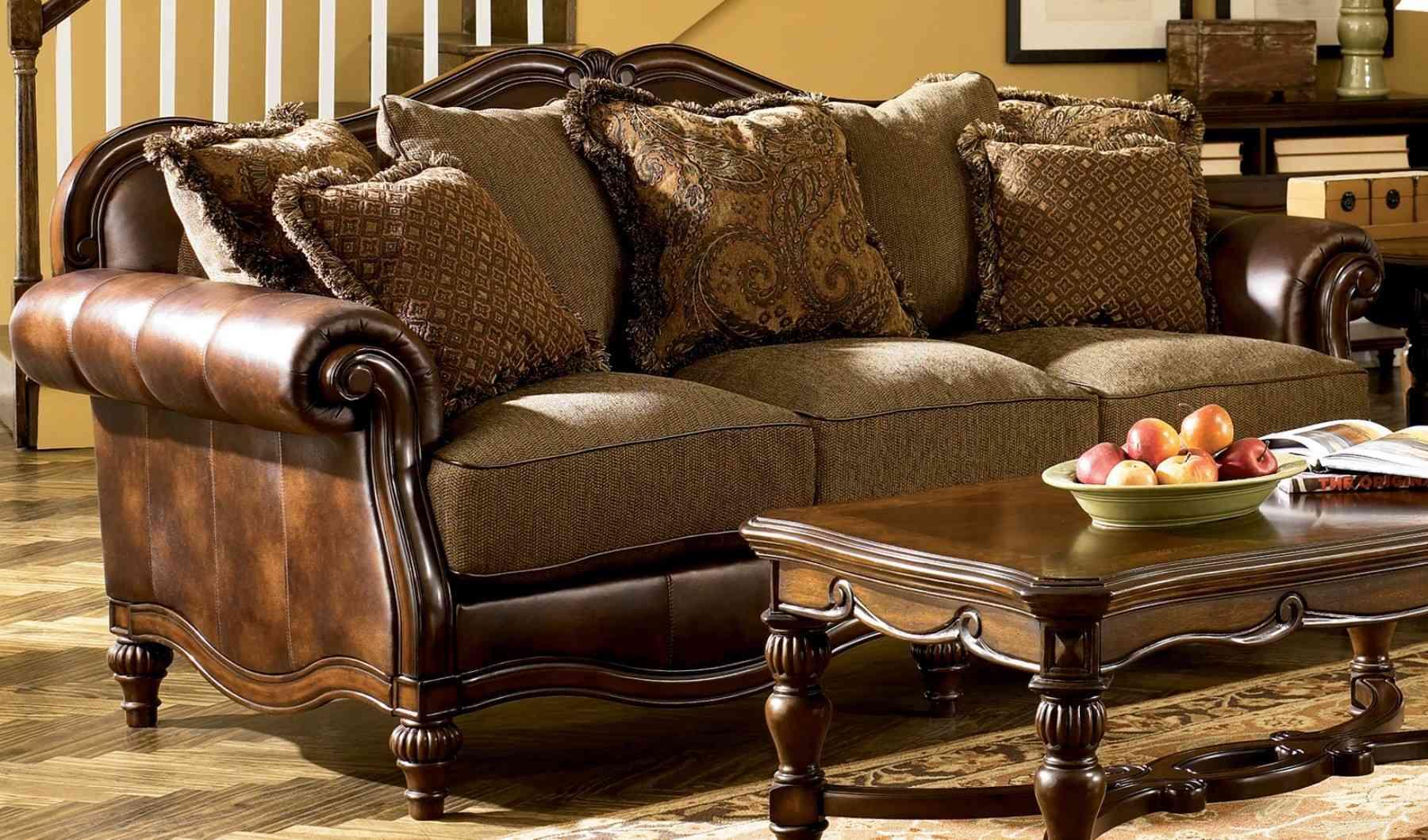 

                    
Ashley Furniture Claremore Living Room Set Antique Faux Leather Purchase 
