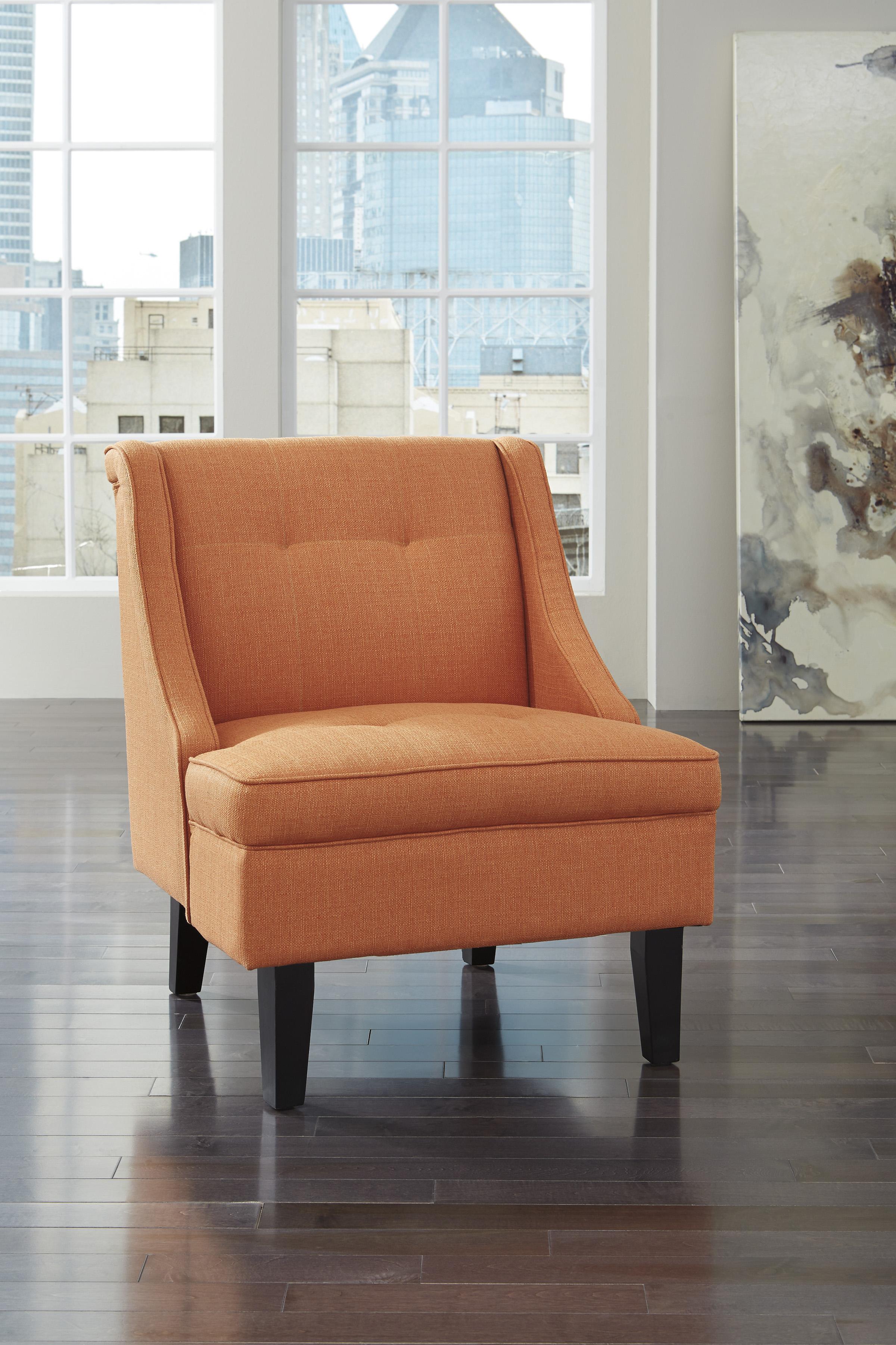 

    
Ashley Clarinda 36231 Accent Chair in Orange Fabric
