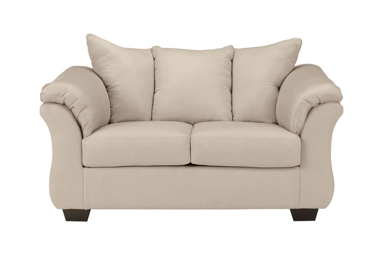 

    
Ashley Furniture Darcy Sofa Loveseat Chair and Ottoman Set Stone 75000-38-35-20-14-KIT
