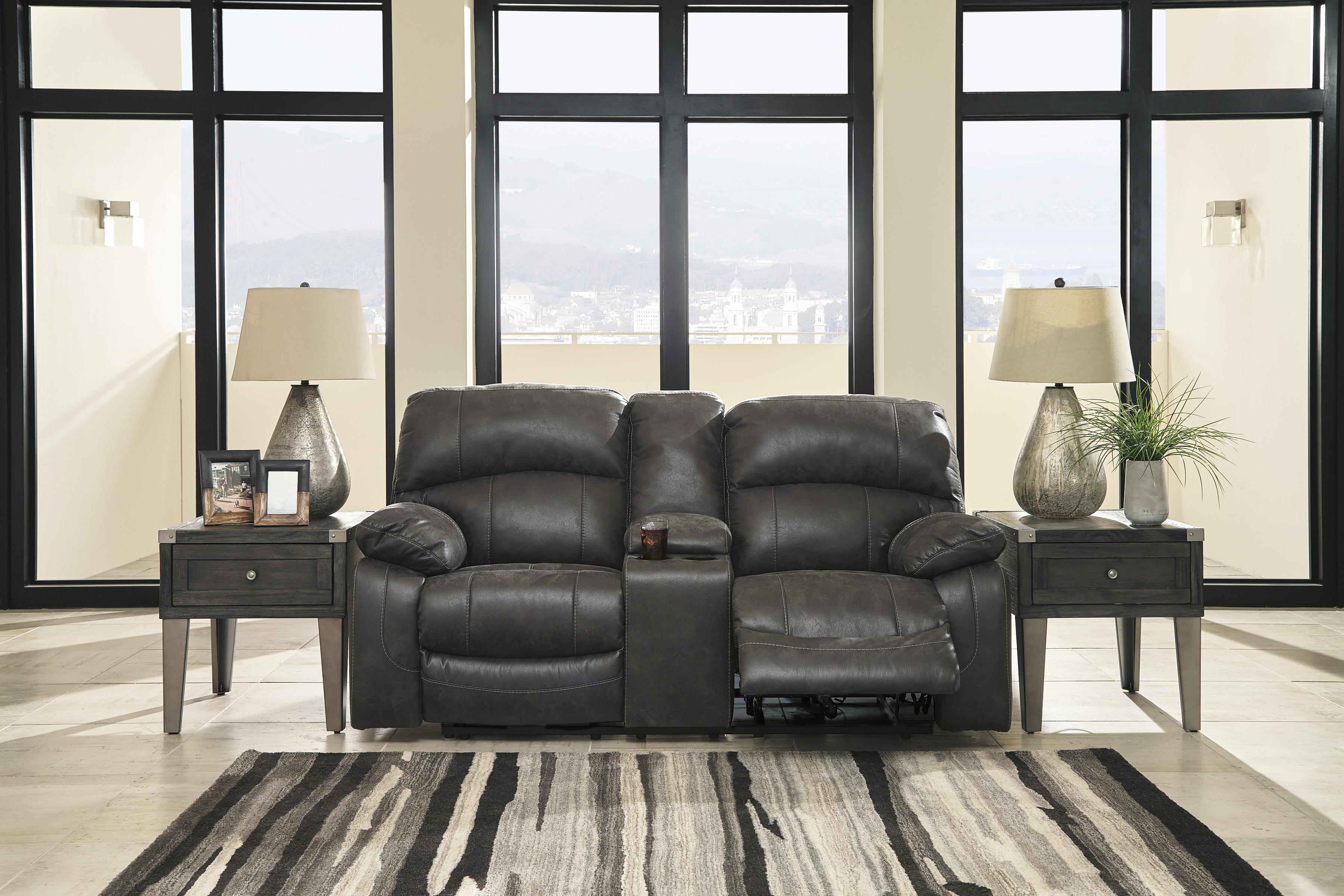 

                    
Ashley Furniture Dunwell Power Reclining Living Room Set Steel Polyester/Polyurethane Purchase 
