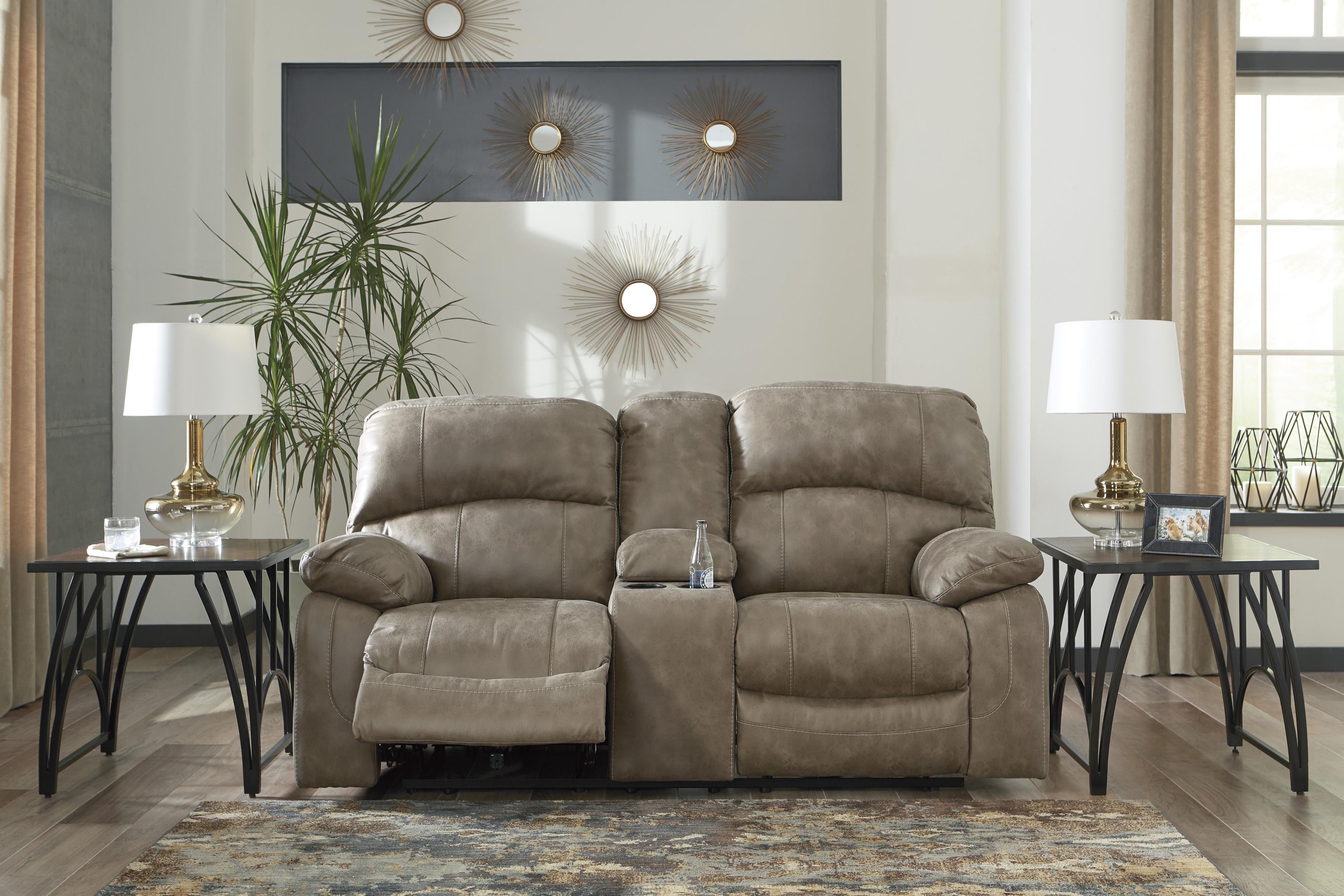 

                    
Ashley Furniture Dunwell Power Reclining Living Room Set Driftwood Polyester/Polyurethane Purchase 
