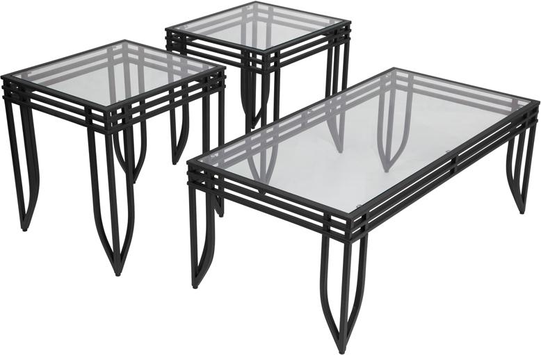 

    
Ashley Exeter 3 Piece Occasional Table Set
