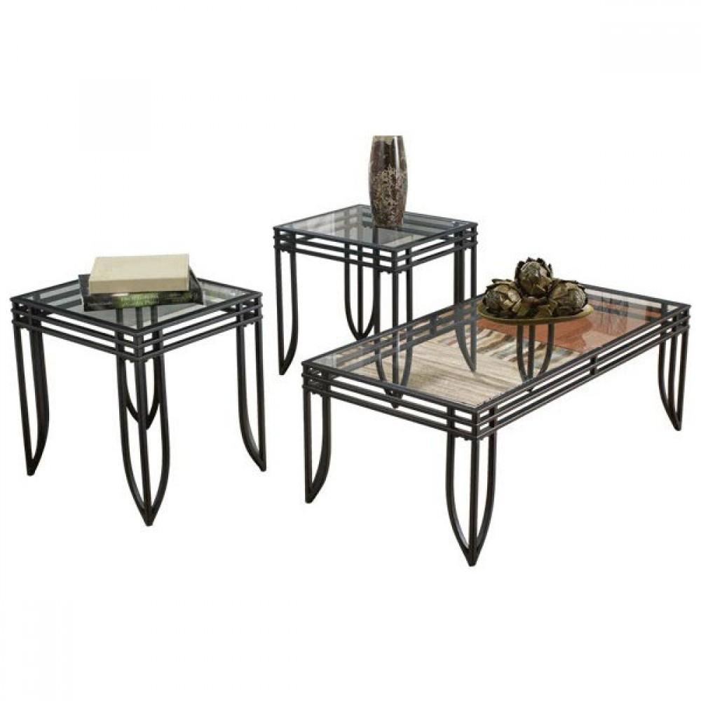 

                    
Ashley Furniture Exeter Coffee Table Set Brown/Black  Purchase 
