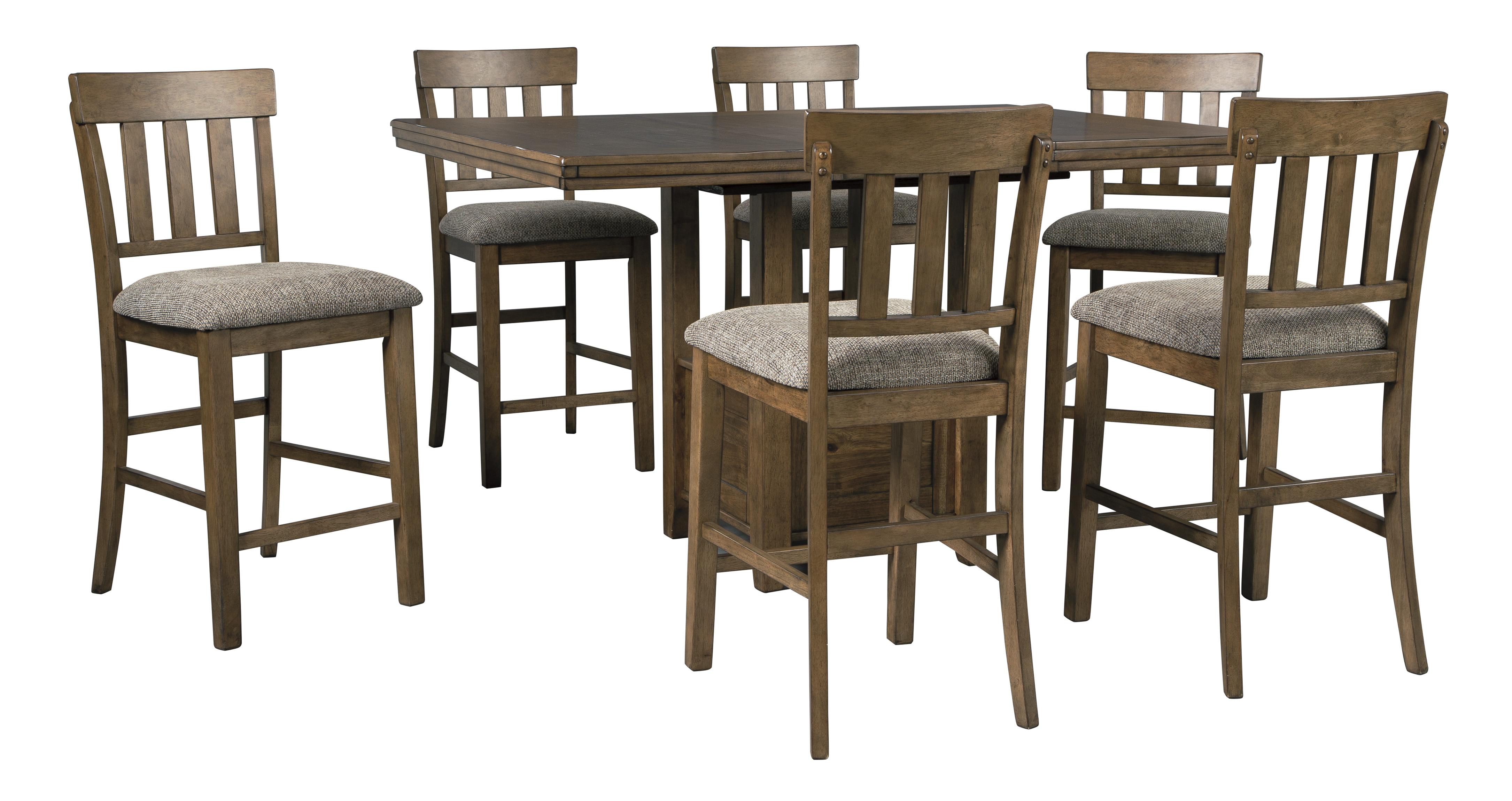 

    
Ashley Furniture Flaybern Dining Sets Brown D595-42-124(6)
