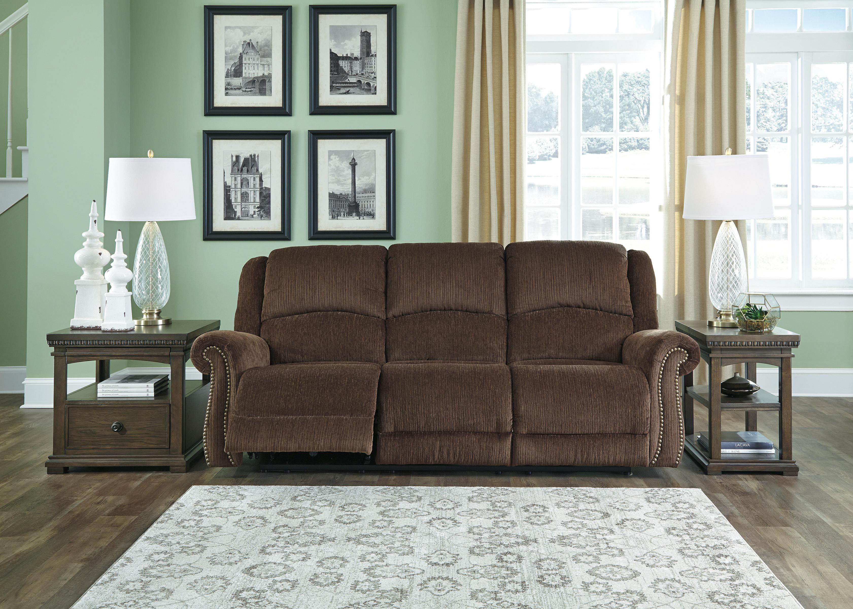 

    
Ashley Furniture Goodlow Reclining Living Room Set Chocolate 79003-15-14-Sofa set-2
