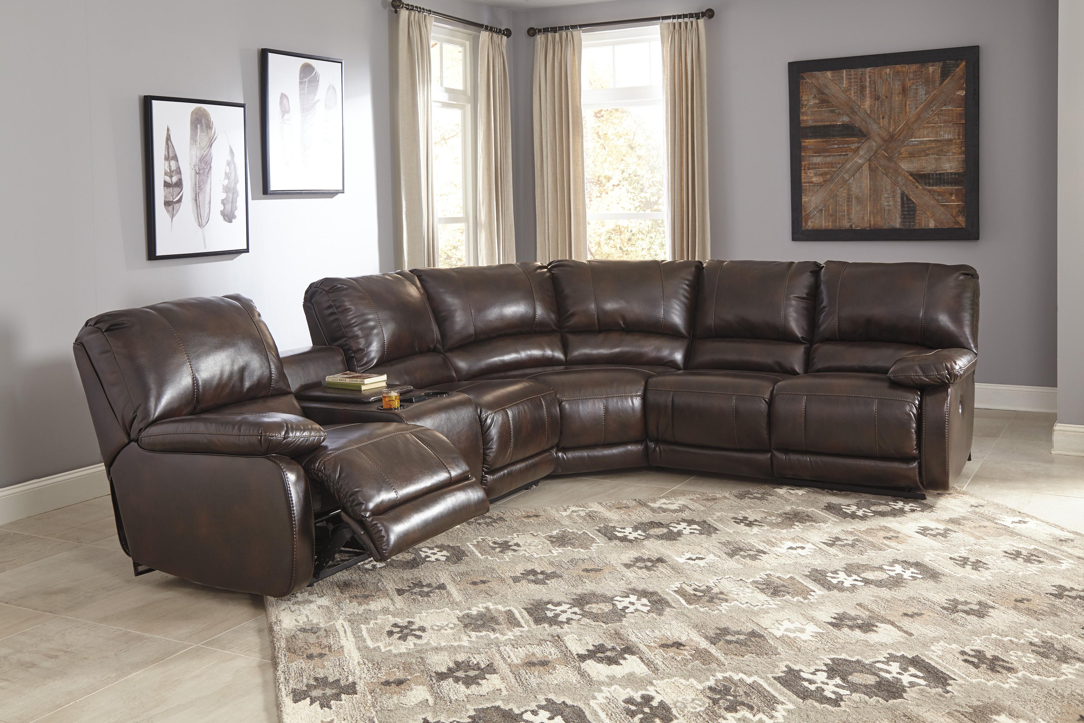 

                    
Ashley Furniture Hallettsville Reclining Sectional Saddle Faux Leather Purchase 
