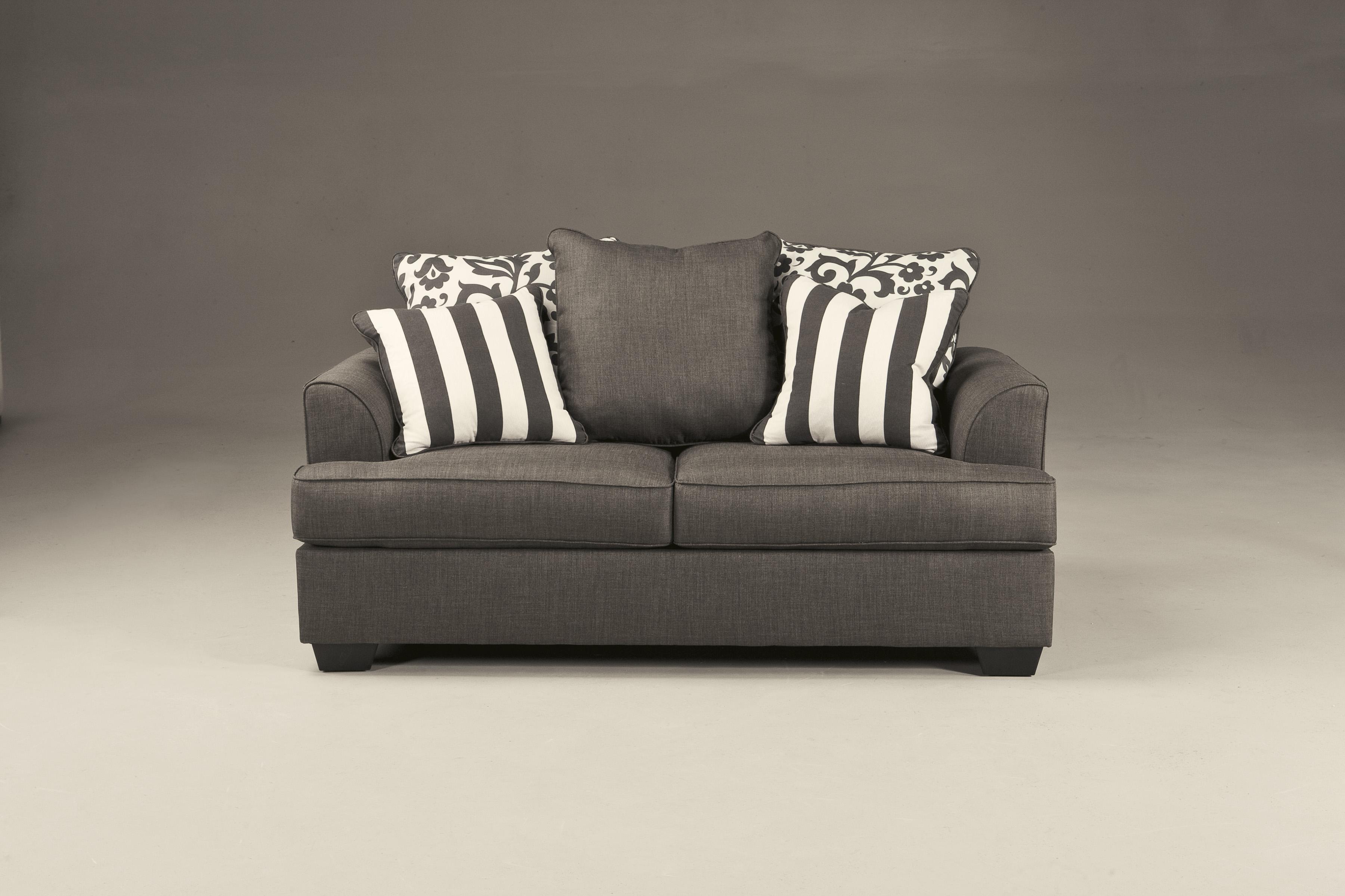 

    
Ashley Levon 3 Piece Living Room Set in Charcoal
