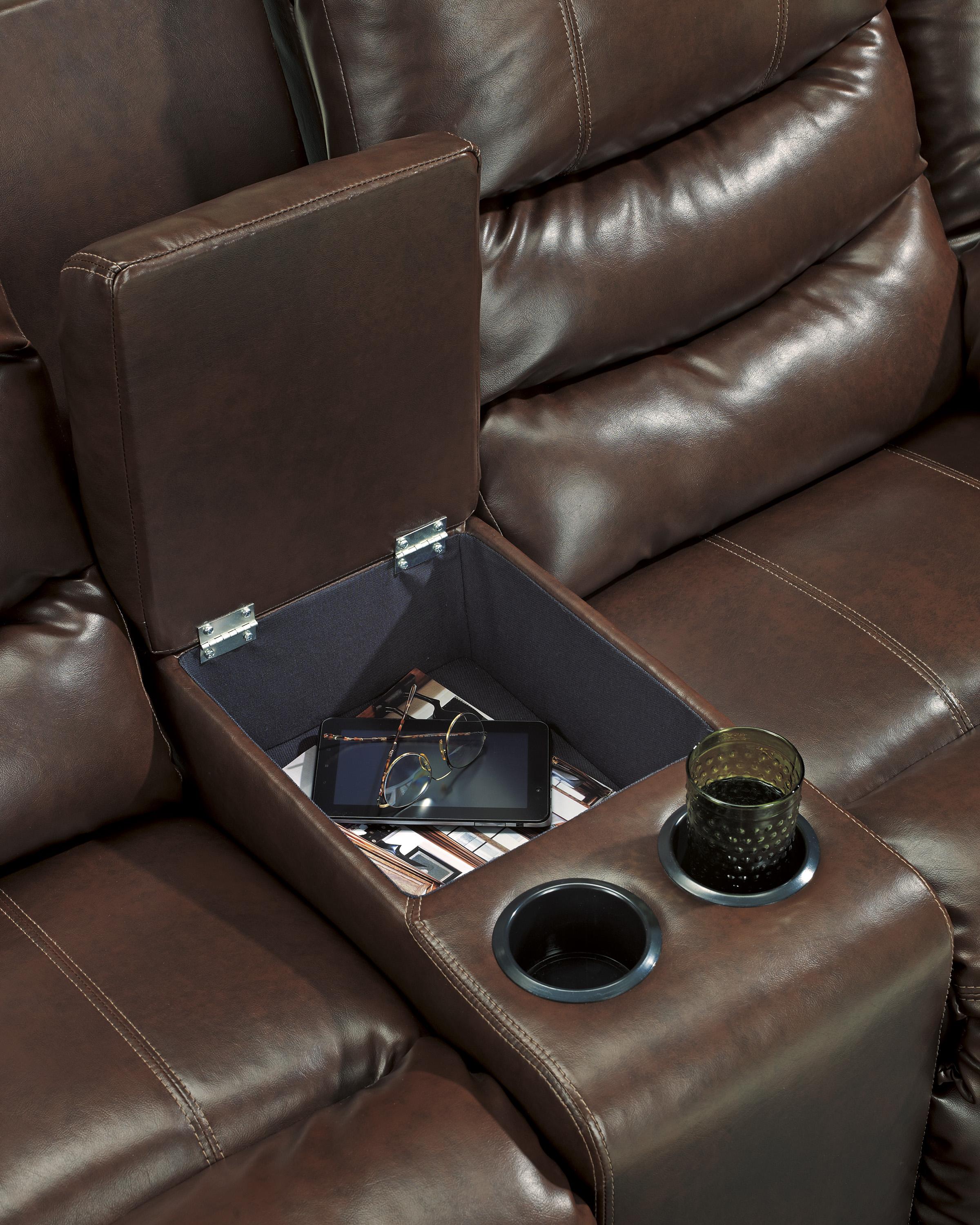 

                    
Buy Ashley Linebacker DuraBlend 2 Piece Living Room Set in Espresso
