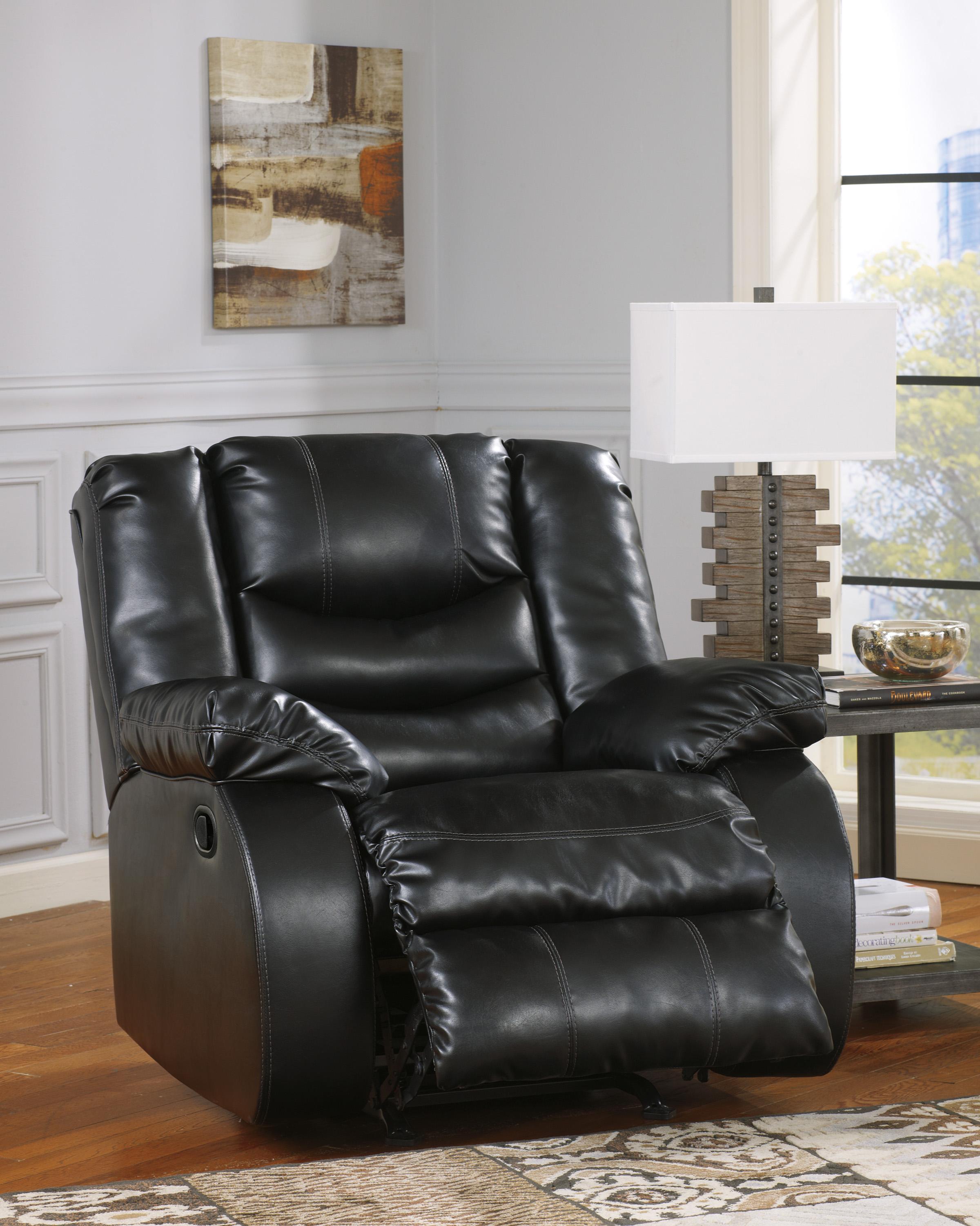 

    
 Order  Ashley Linebacker DuraBlend 3 Piece Living Room Set in Black 2395
