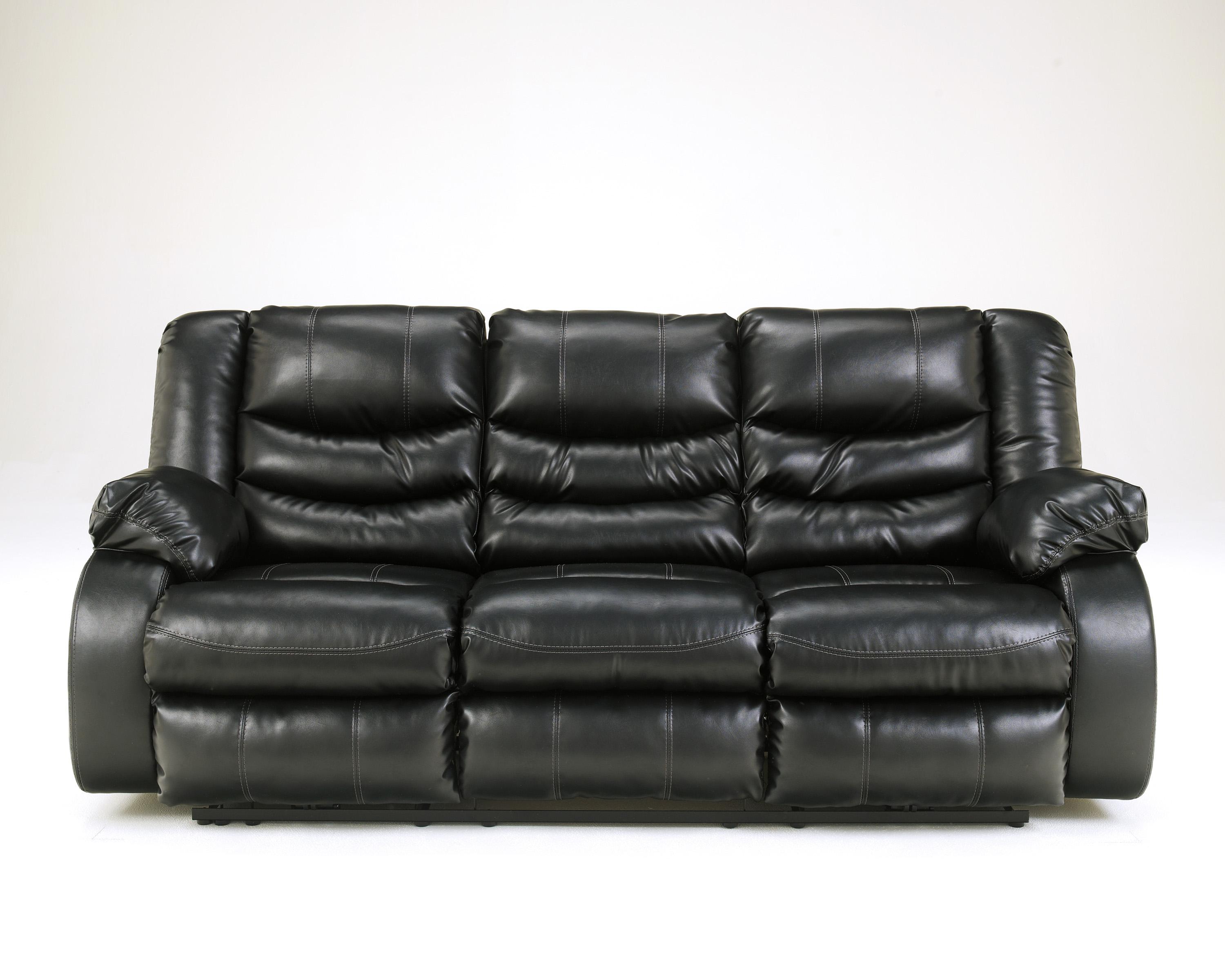 

                    
Ashley Furniture Linebacker Reclining Living Room Set Black DuraBlend Purchase 
