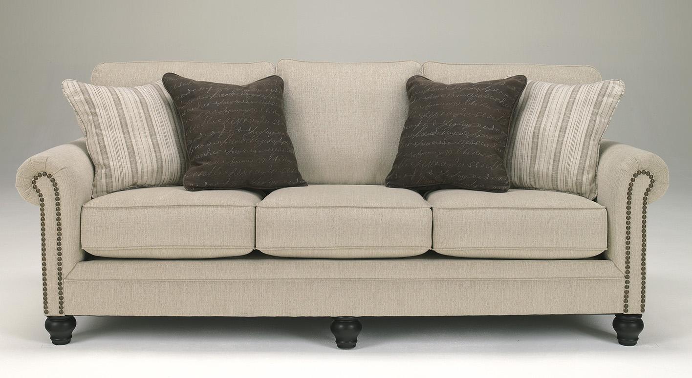 

    
Ashley Milari Traditional Linen Upholstery Living Room Sofa
