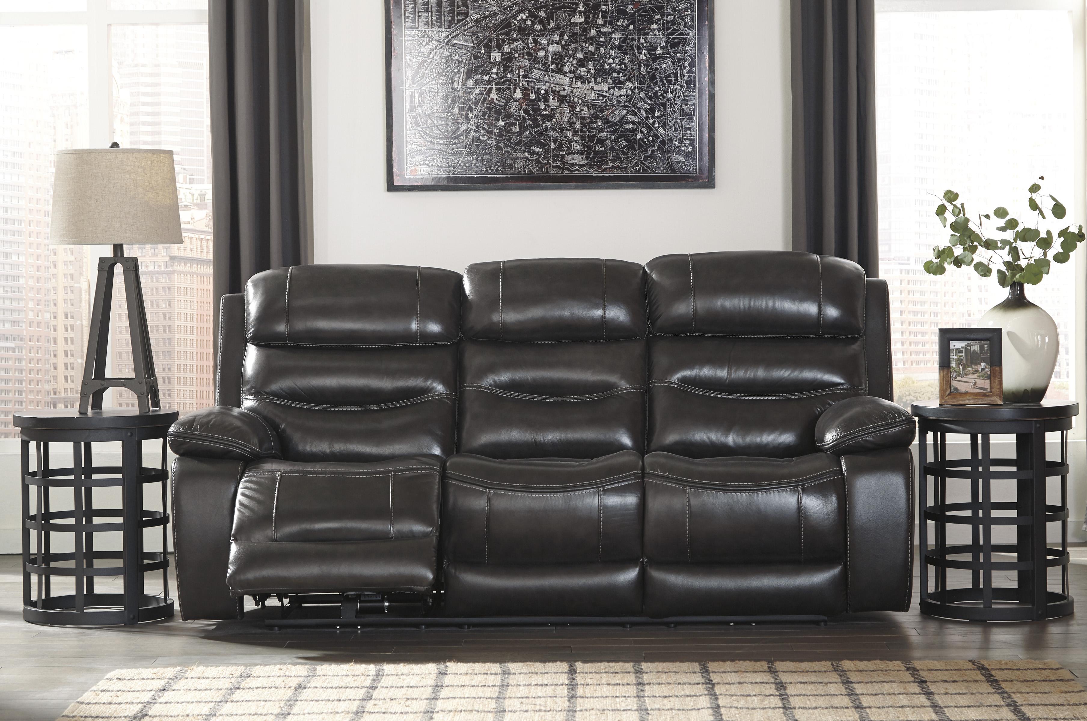 

    
Ashley Furniture Pillement Reclining Living Room Set Metal 77004-15-18-Sofa set-2
