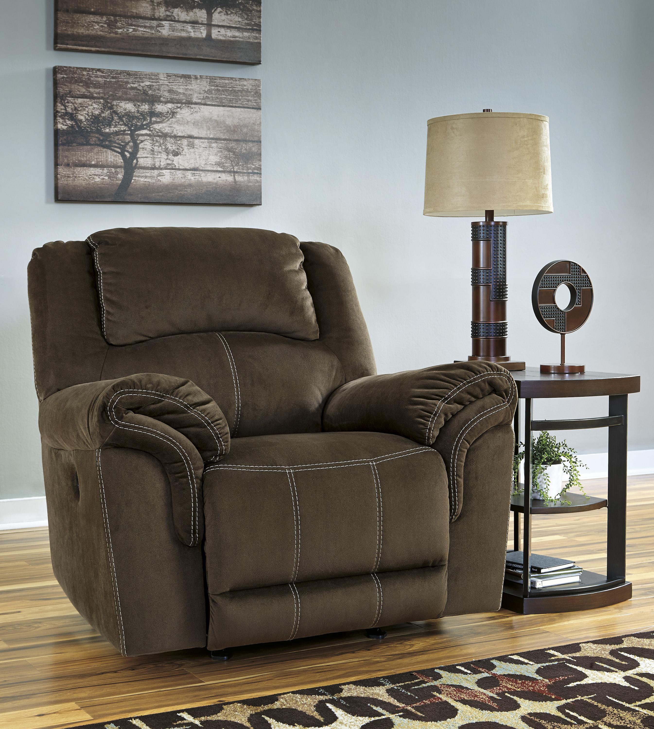 

                    
Buy Ashley Quinnlyn 3 Piece Living Room Set in Coffee Non Power
