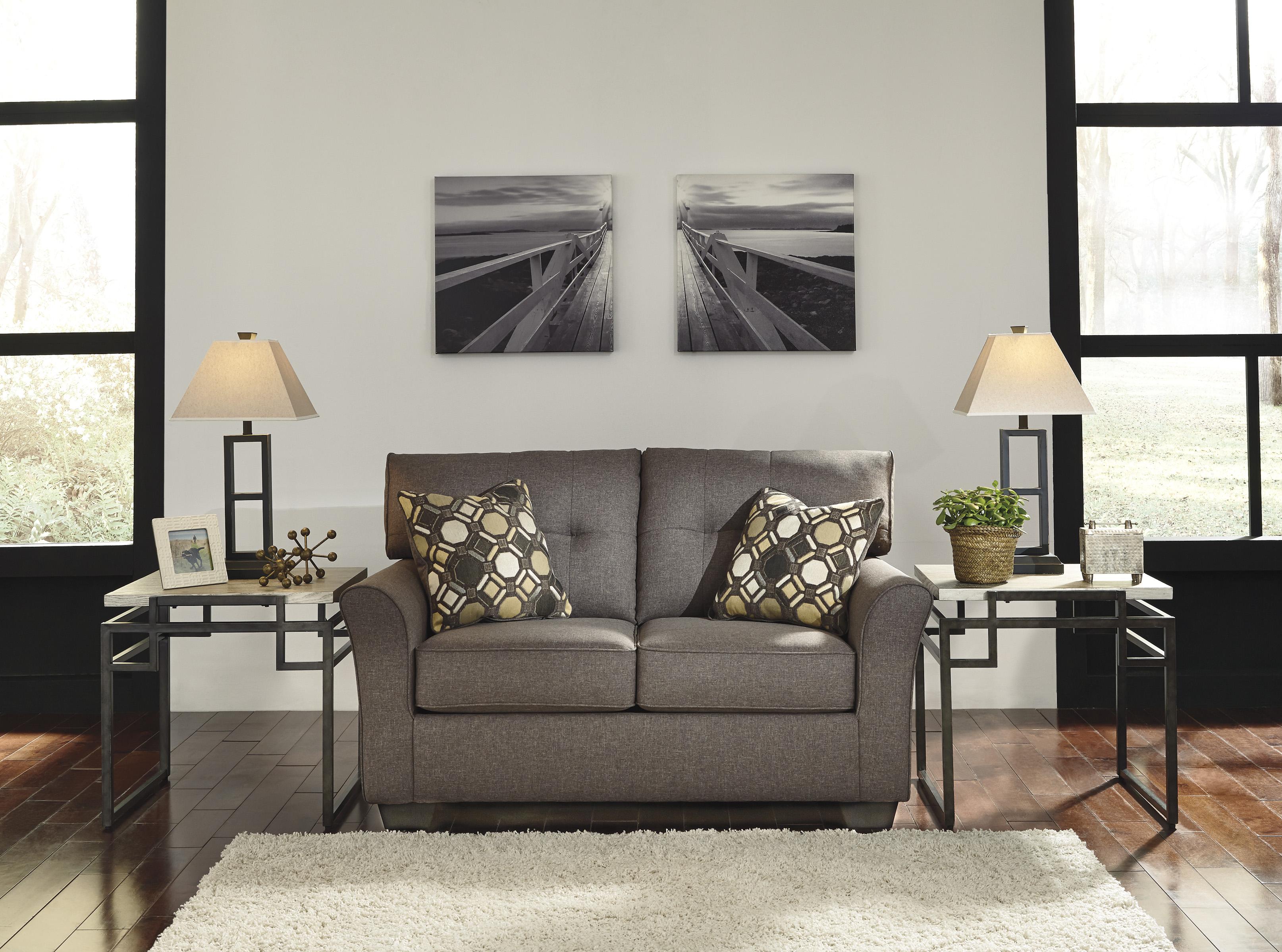 

                    
Ashley Furniture Tibbee Living Room Set Slate Fabric Purchase 

