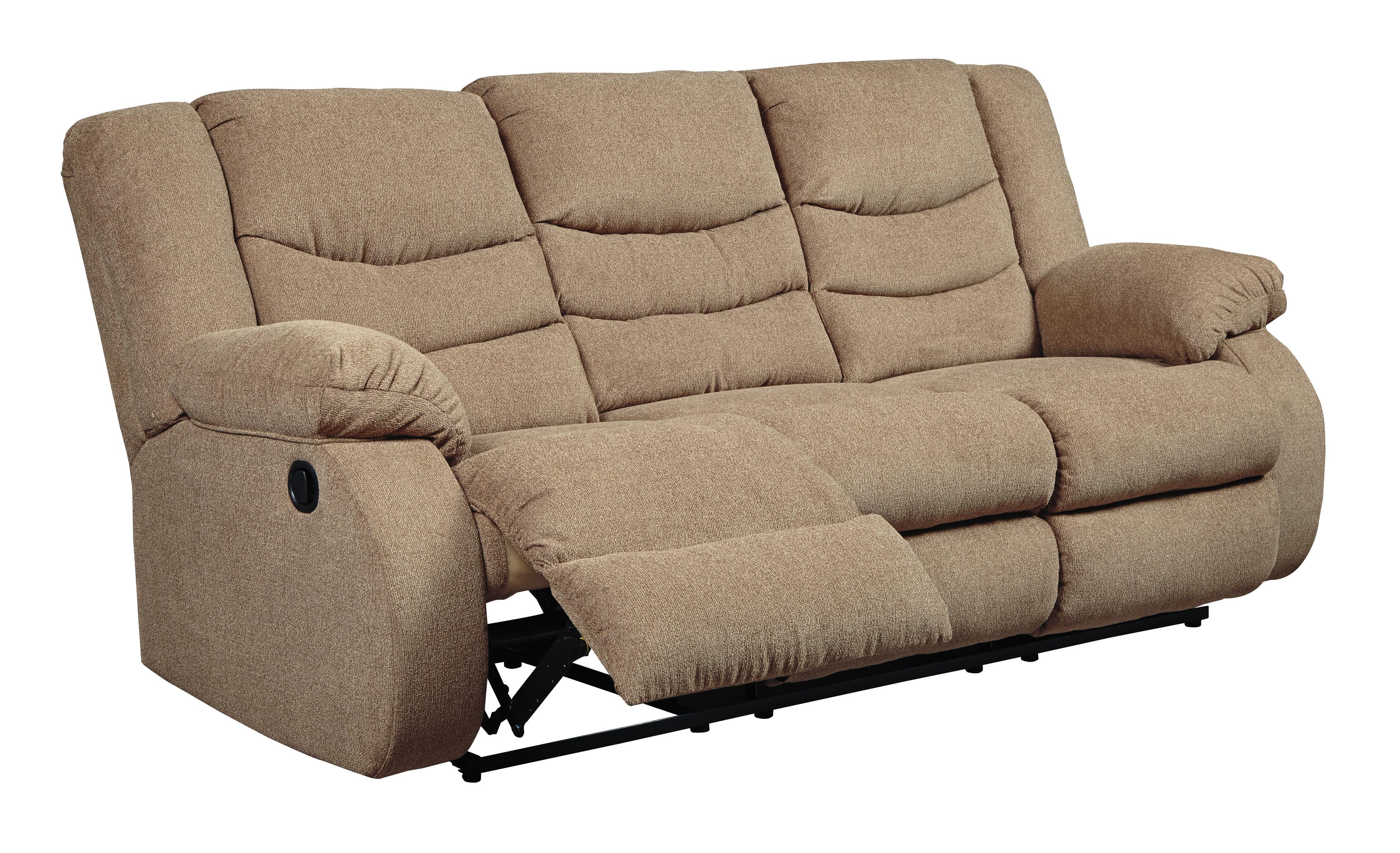 

    
Ashley Furniture Tulen Reclining Sofa Mocha 98604-88-Sofa
