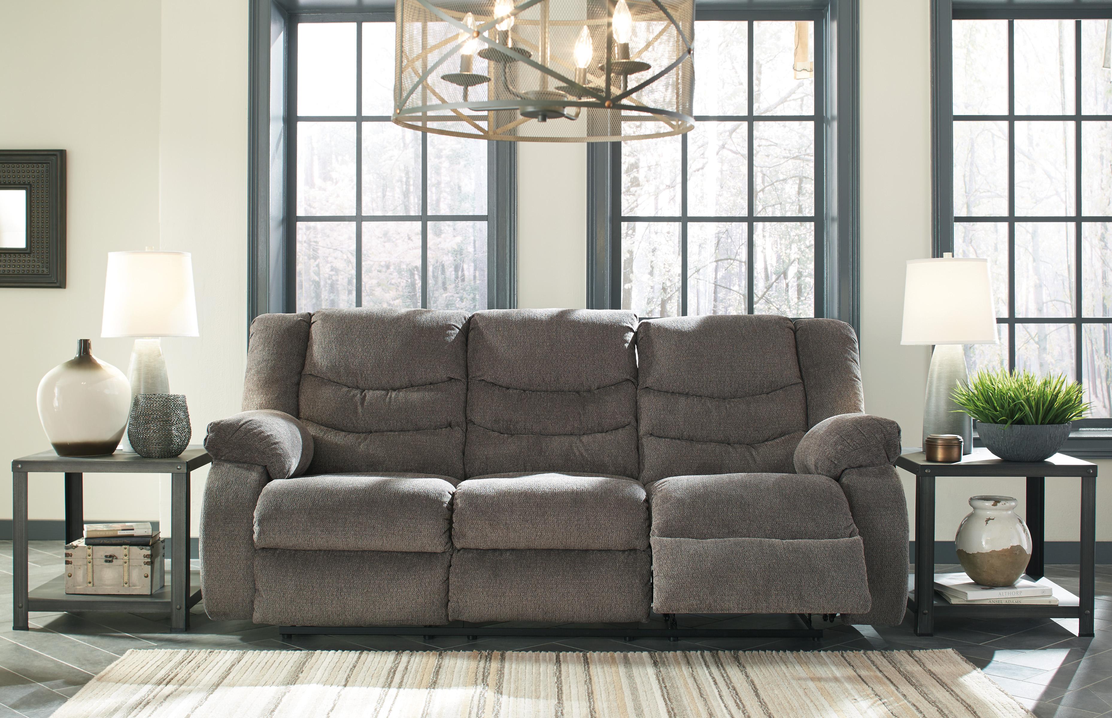 

    
Ashley Furniture Tulen Reclining Living Room Set Gray 98606-88-86-Sofa set-2
