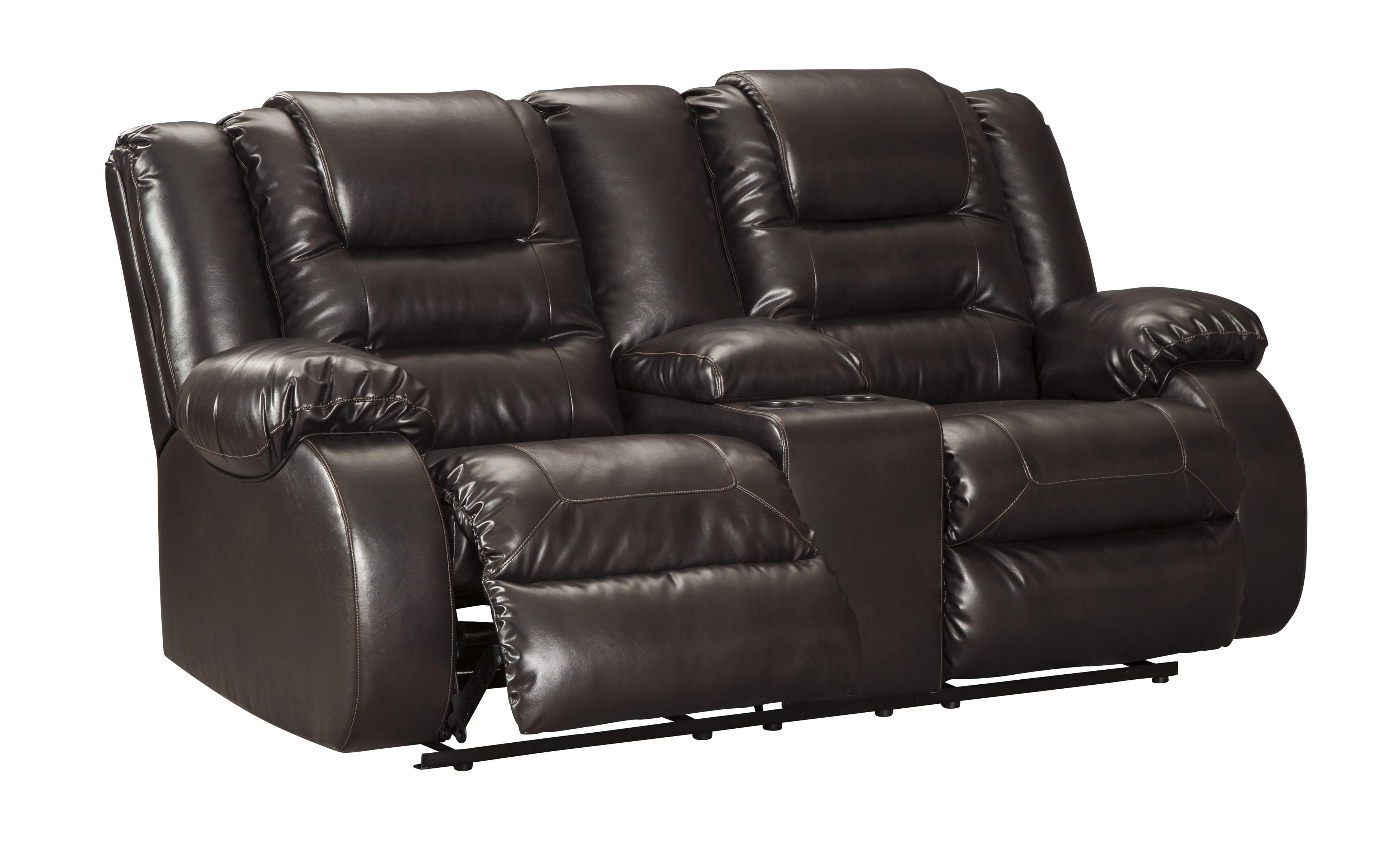

    
79307-88-77-94-Set-3 Reclining Sofa Set 3Pcs Chocolate Faux Leather Contemporary Ashley Vacherie
