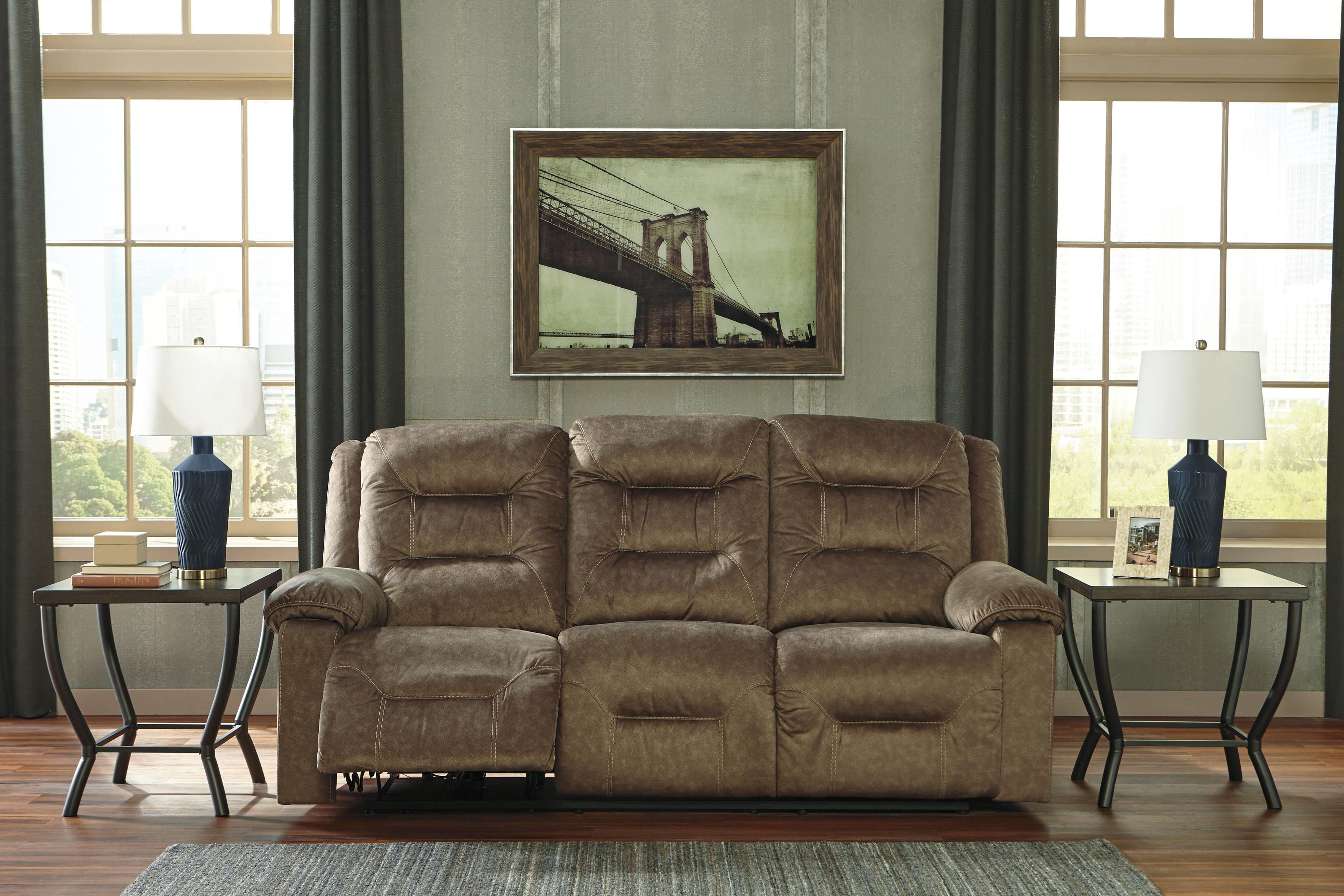 

    
Ashley Furniture Waldheim Reclining Sofa Mocha 81501-15-Sofa
