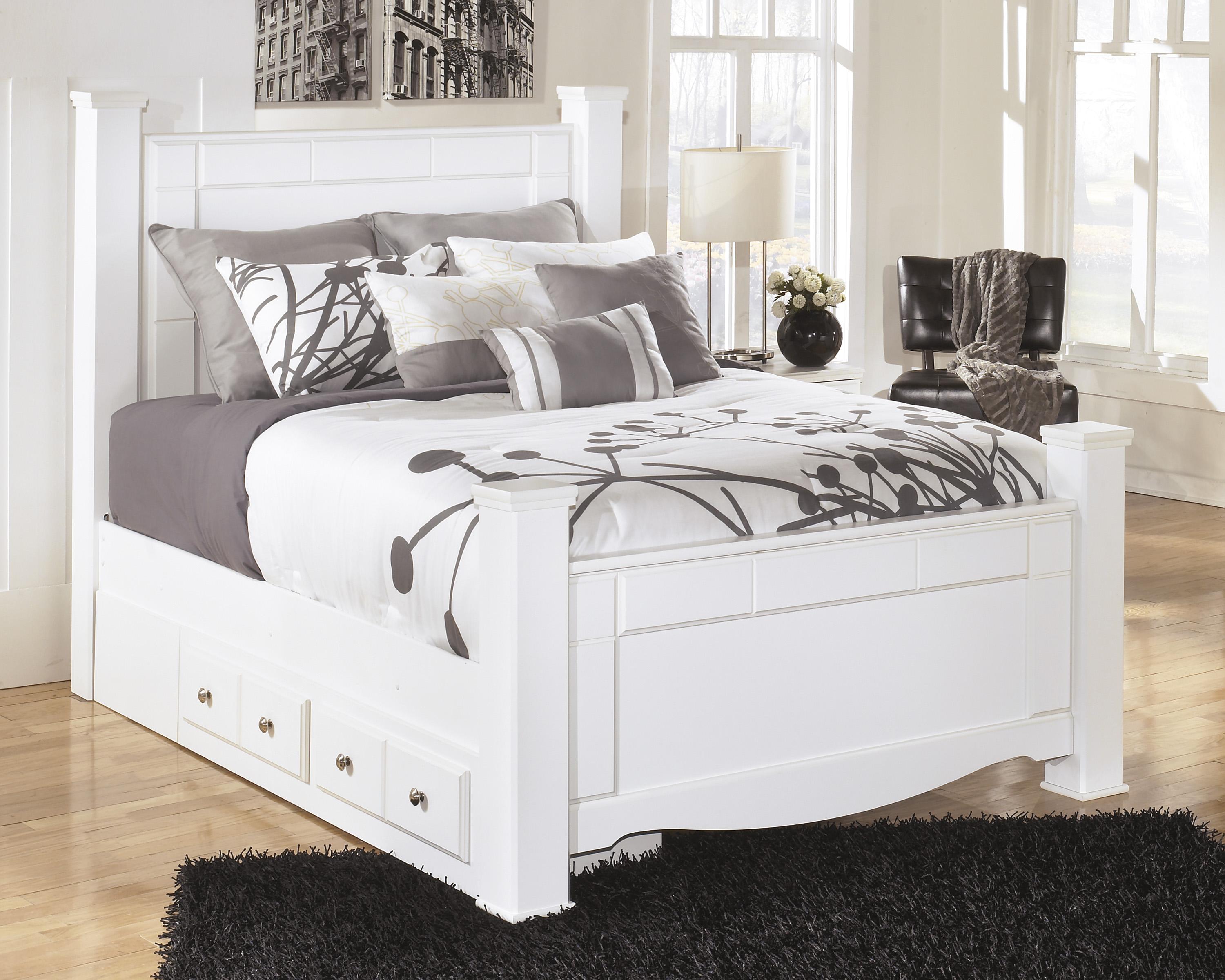 

                    
Ashley Furniture Weeki Storage Bedroom Set White  Purchase 
