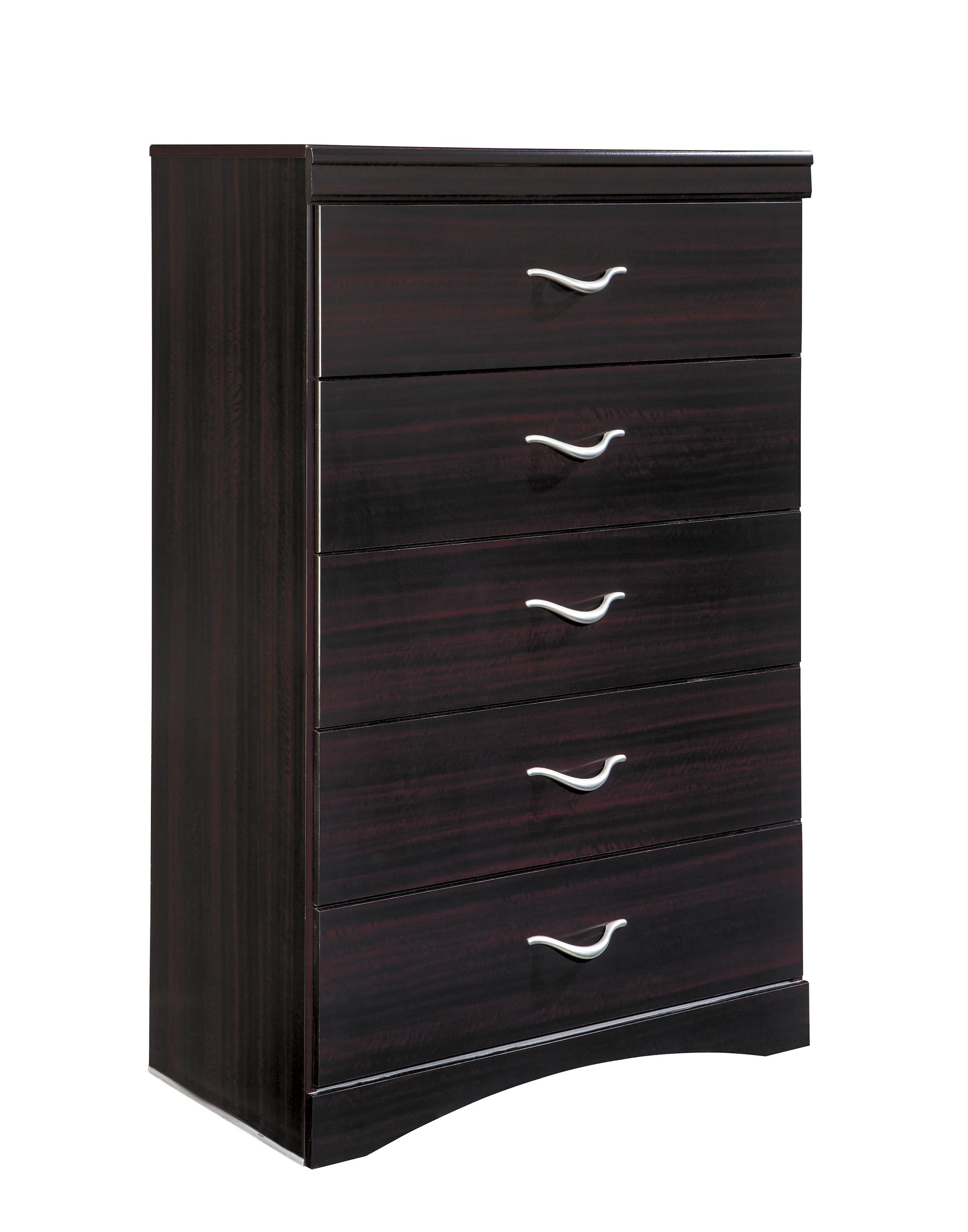 

    
B217-57-54-92-46-31-36 Ashley Zanbury B217 Queen Panel Bedroom Set 5pcs W/ CHEST Merlot Contemporary 3311
