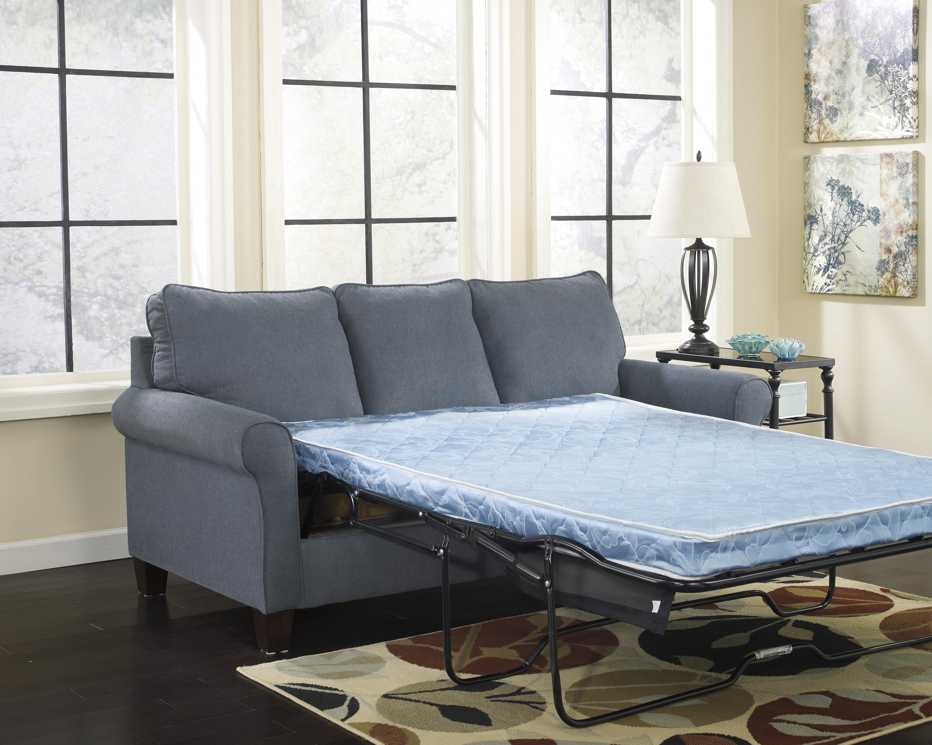 

                    
Ashley Furniture Zeth Sleeper Living Room Set Denim Fabric Purchase 

