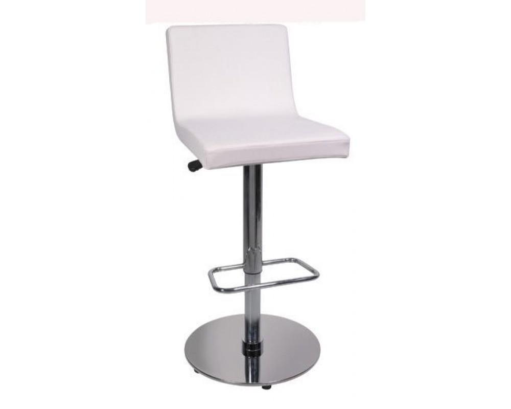 Contemporary Bar Stool 97051 AHU-97051-WHITE-03 in White 
