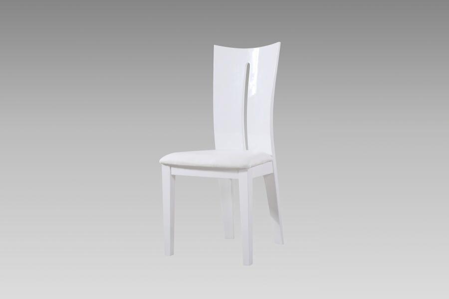 

        
At Home USA Agata Dining Side Chair White  00817696020614
