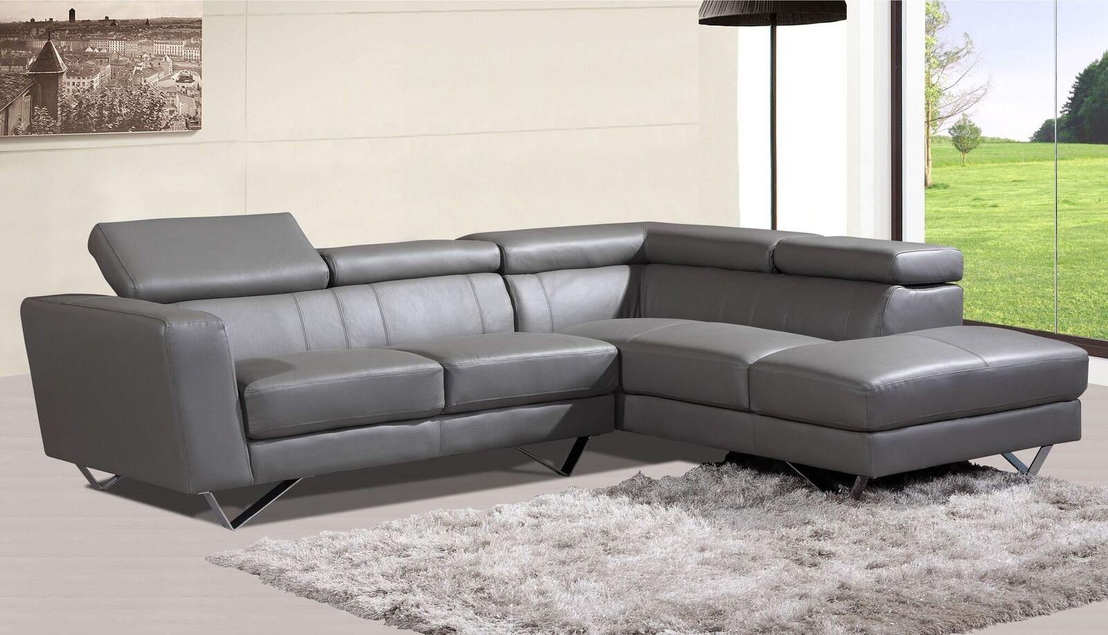

    
At Home USA Amalia Sectional Sofa Grey SKUS10055
