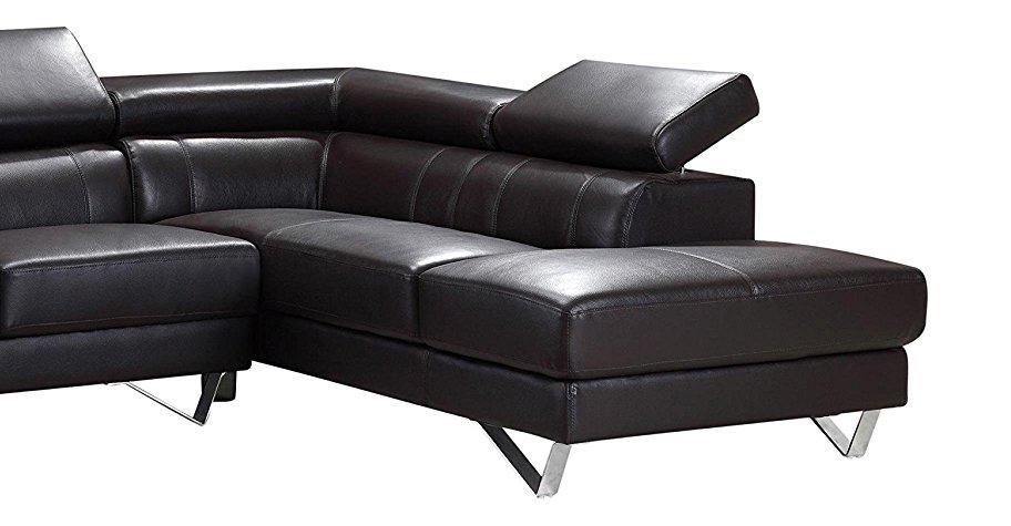 

    
At Home USA Amalia Brown Sectional Sofa Dark Chocolate SKUS10053-Sectional-RIGHT
