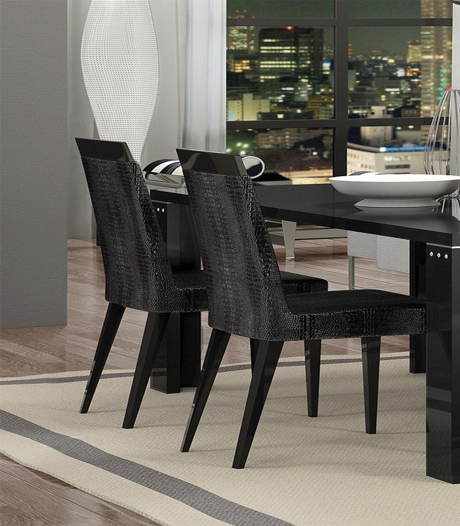

    
At Home USA Armonia Dining Chair Set Black SKUADDBLSD10-Set-2
