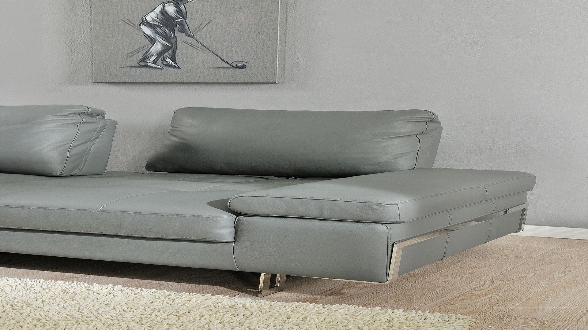 

        
At Home USA Gia Sofas Gray Leather 00817696020171
