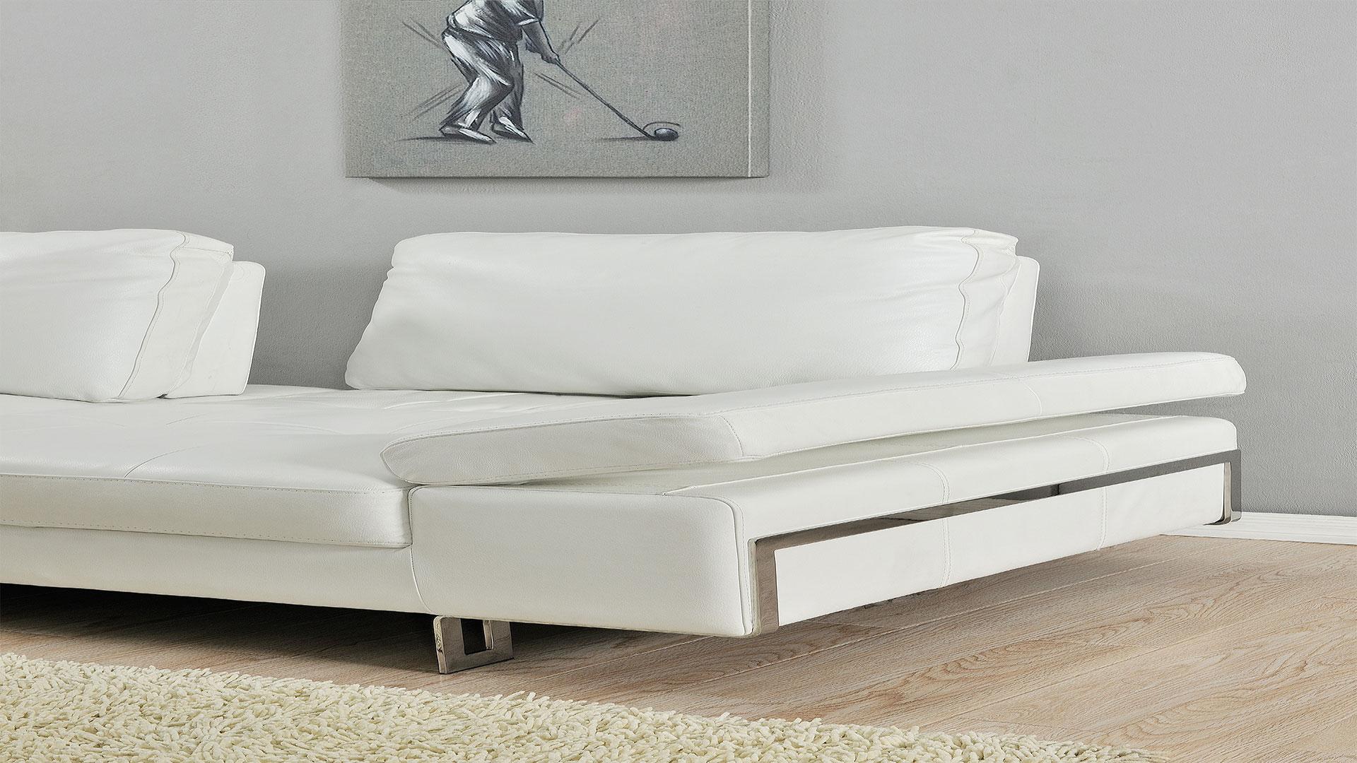 

        
At Home USA Gia Sofas White Leather 00817696020188
