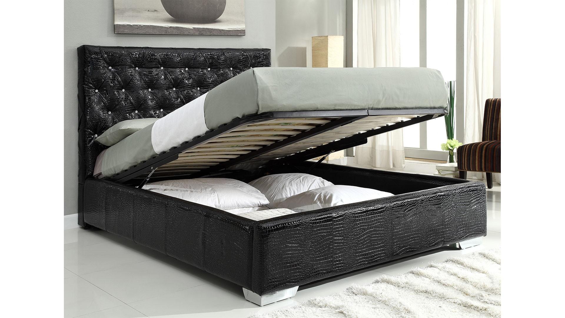 

    
At Home USA Michelle Black King Bed
