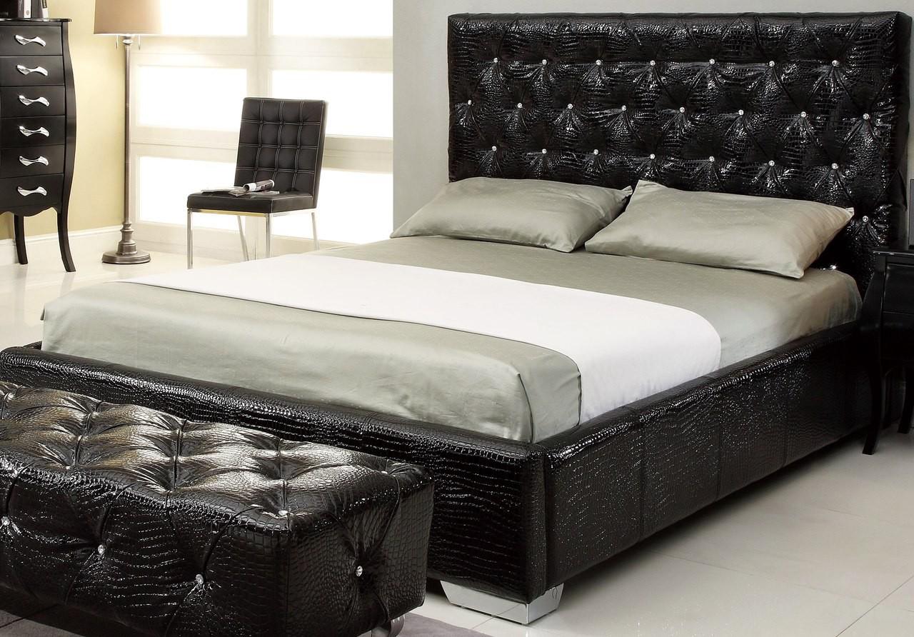 

    
At Home USA Michelle Black Queen Bed
