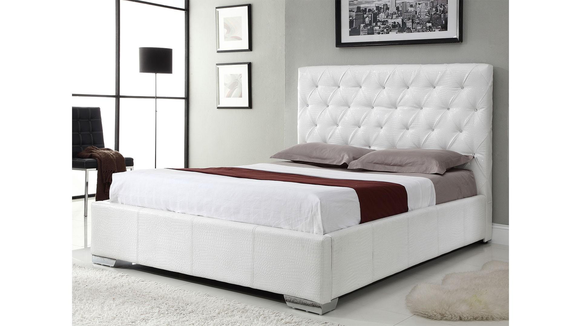 

    
At Home USA Michelle White King Bed
