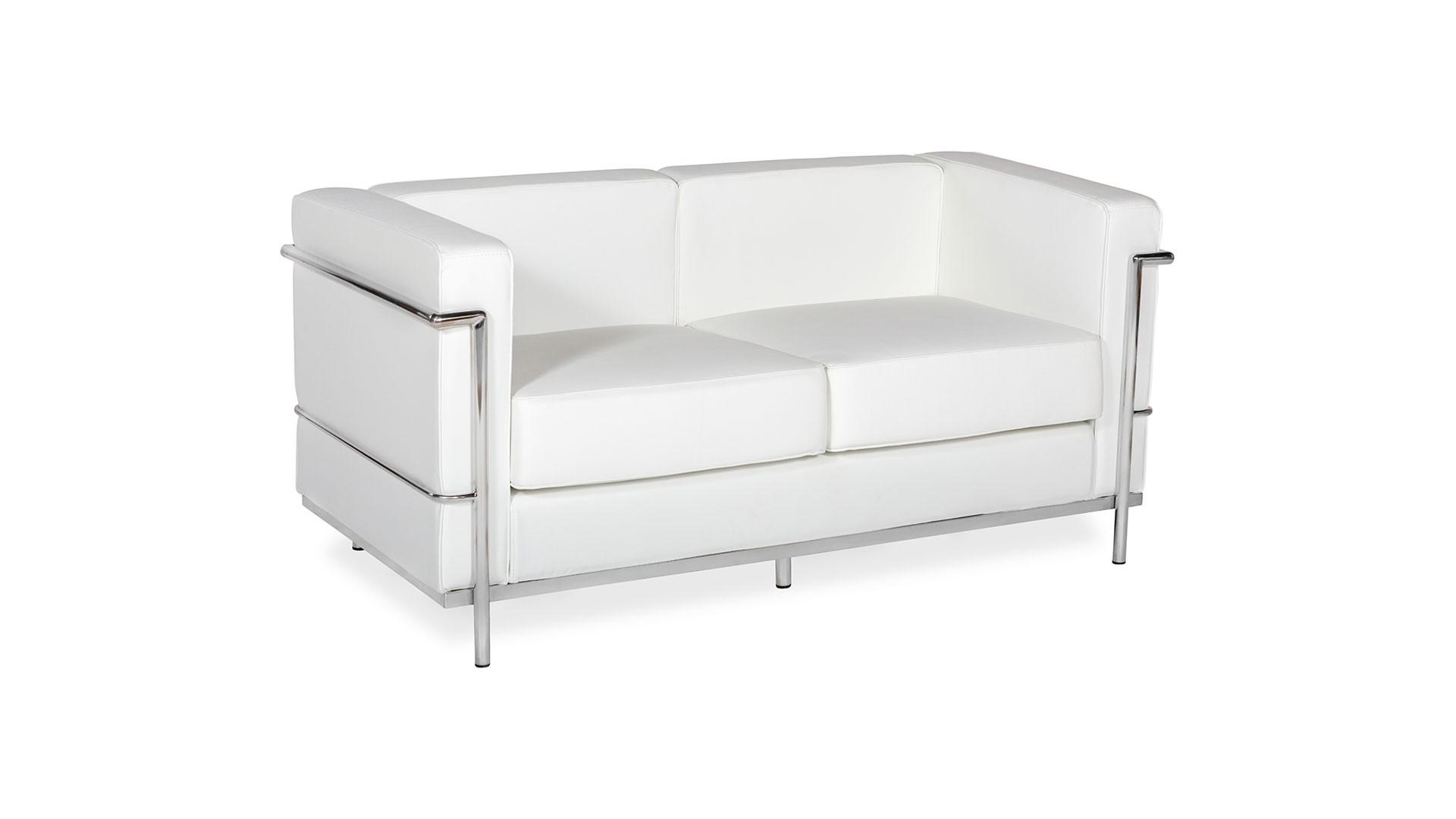 

    
F02-WHITE-SOFA-Set-2 At Home USA Nube White Leather Living Room Sofa Set 2Pcs Contemporary Modern
